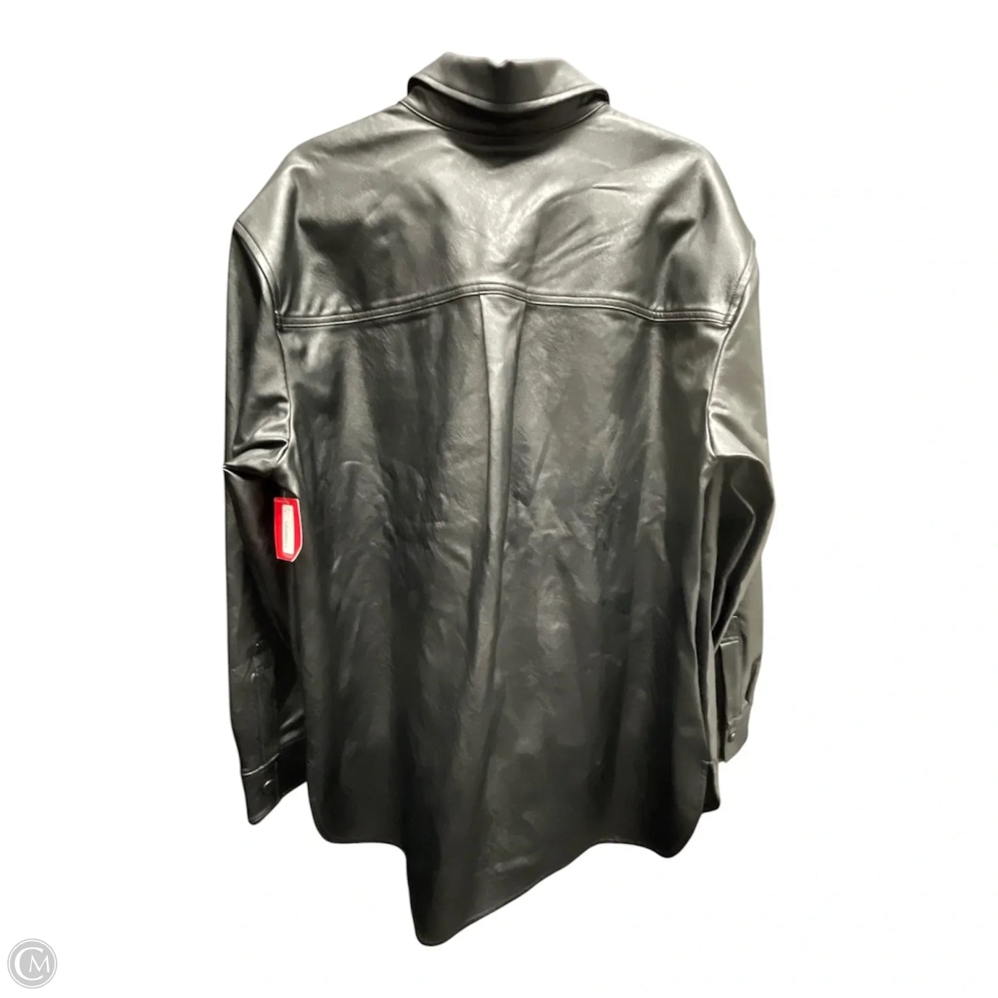 Jacket Shirt By Spanx In Black, Size: 1x
