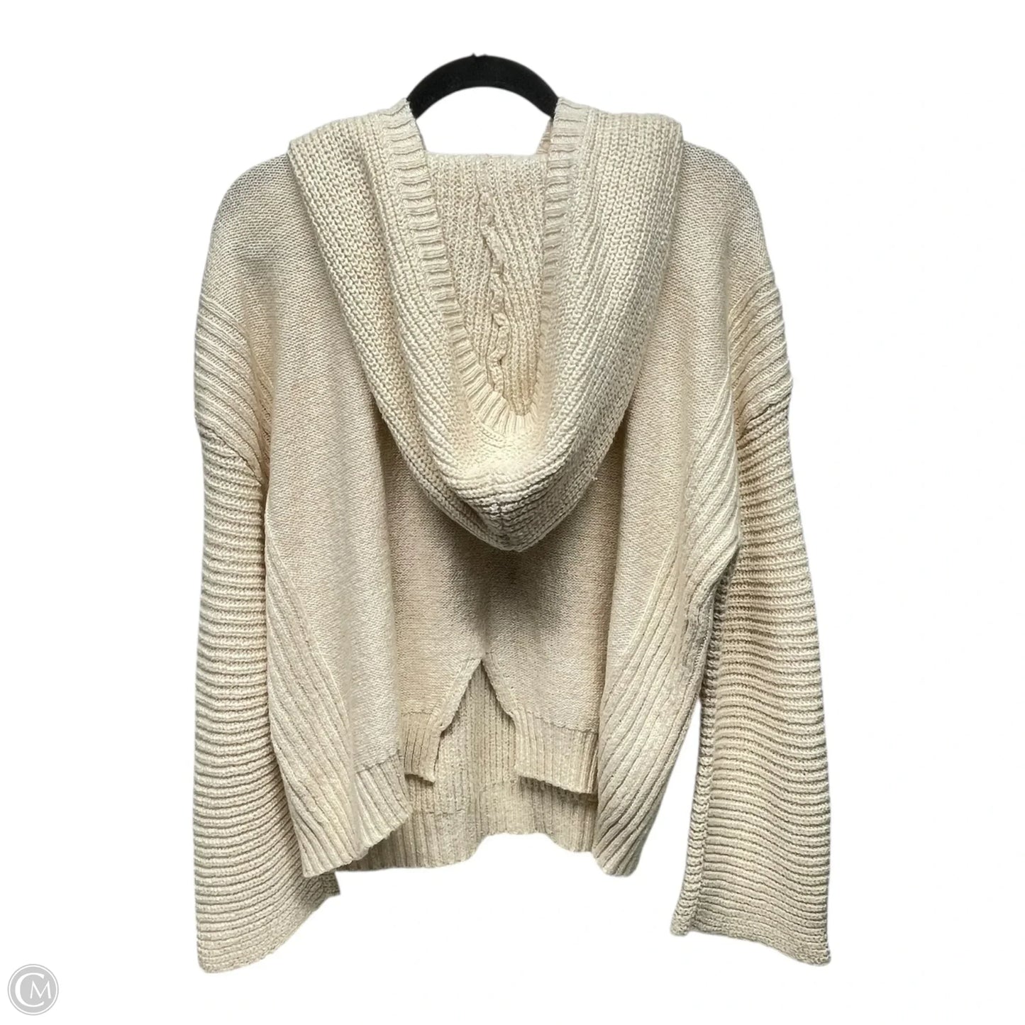 Sweatshirt Hoodie By Abound In Cream, Size: L