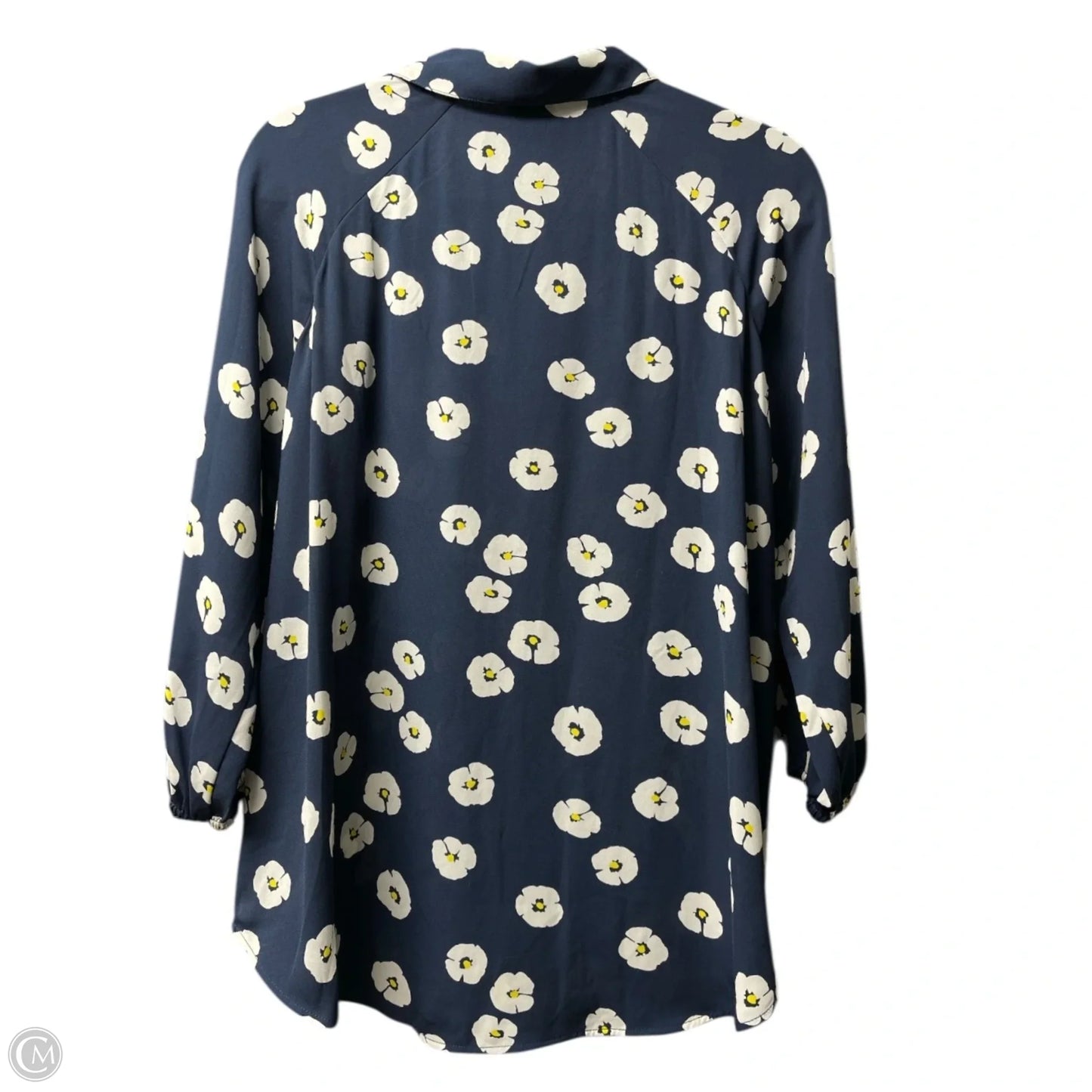 Blouse Long Sleeve By Cabi In Floral Print, Size: S
