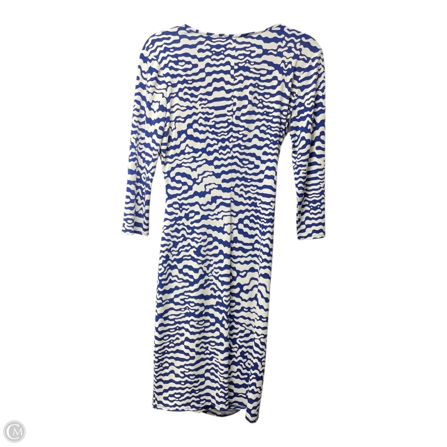 Dress Casual Short By Laundry In Blue & White, Size: 8