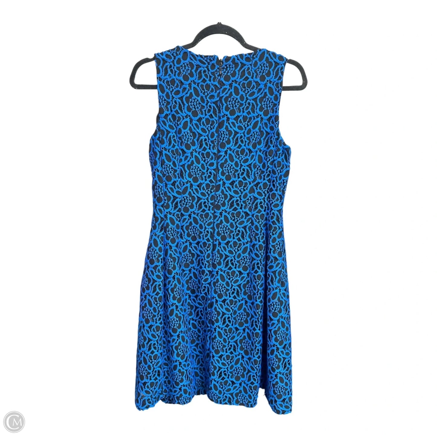 Dress Casual Short By Eva Mendes In Black & Blue, Size: 6