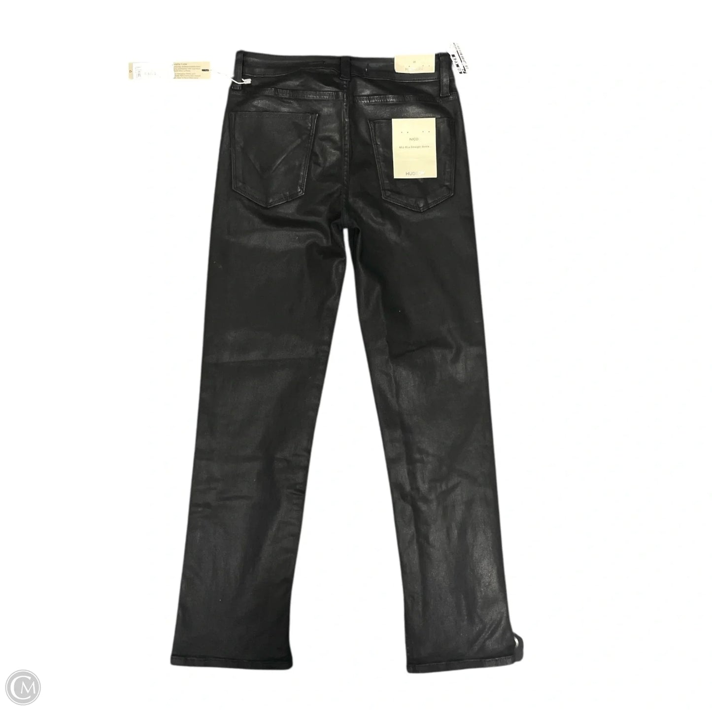 Jeans Straight By Hudson In Black, Size: 2