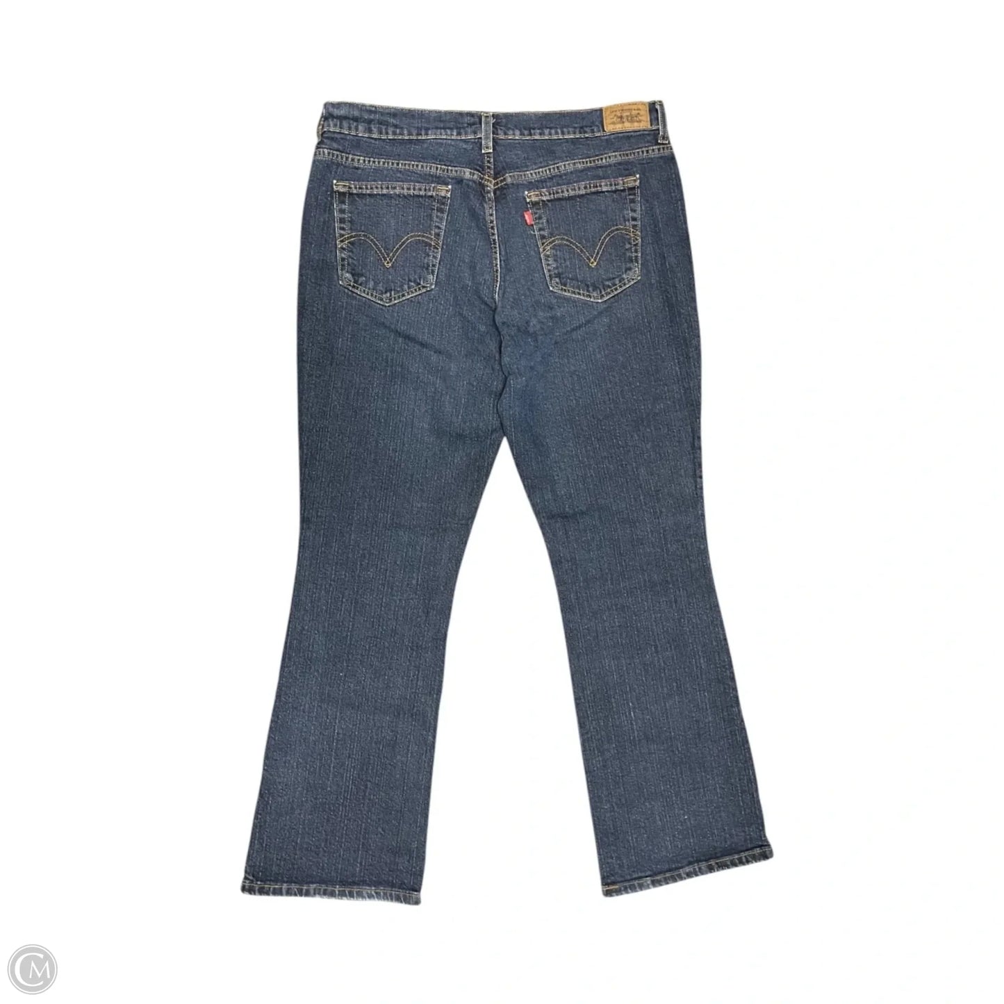 Jeans Boot Cut By Levis In Blue Denim, Size: 16