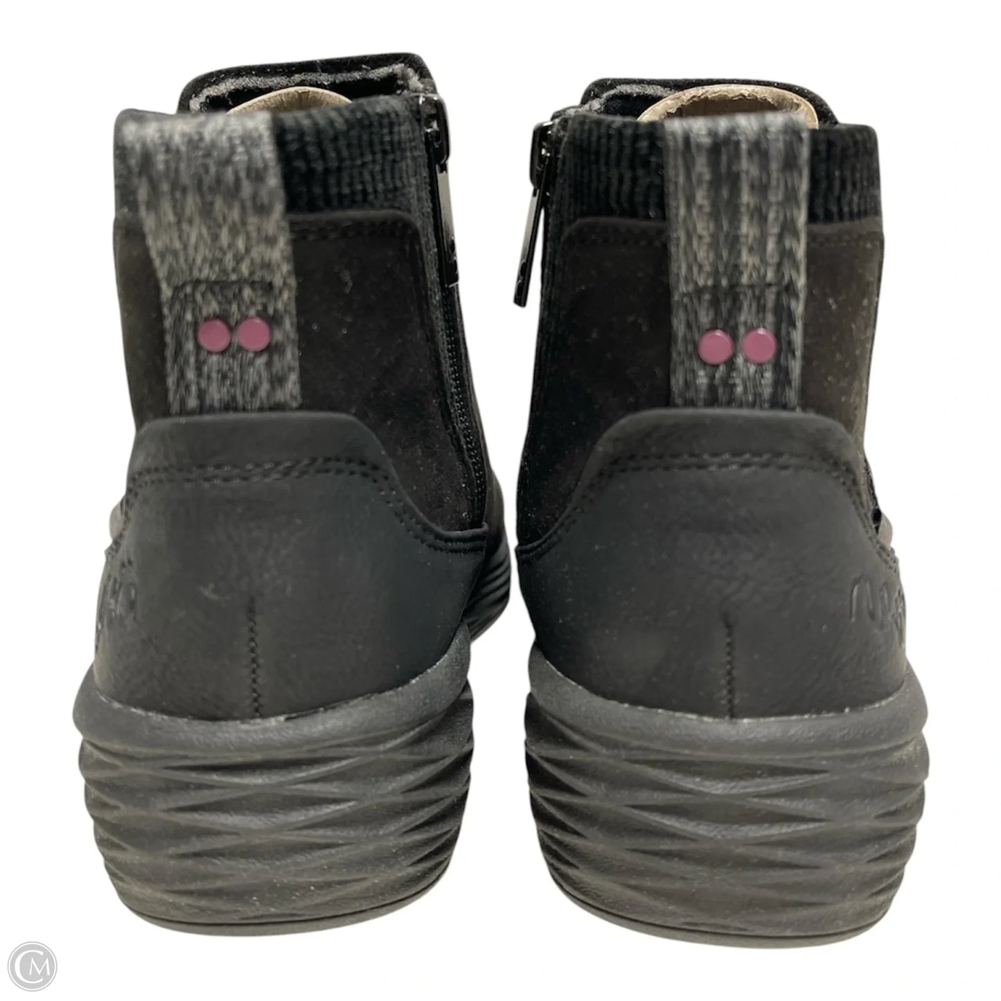 Boots Ankle Heels By Ryka In Black, Size: 7.5