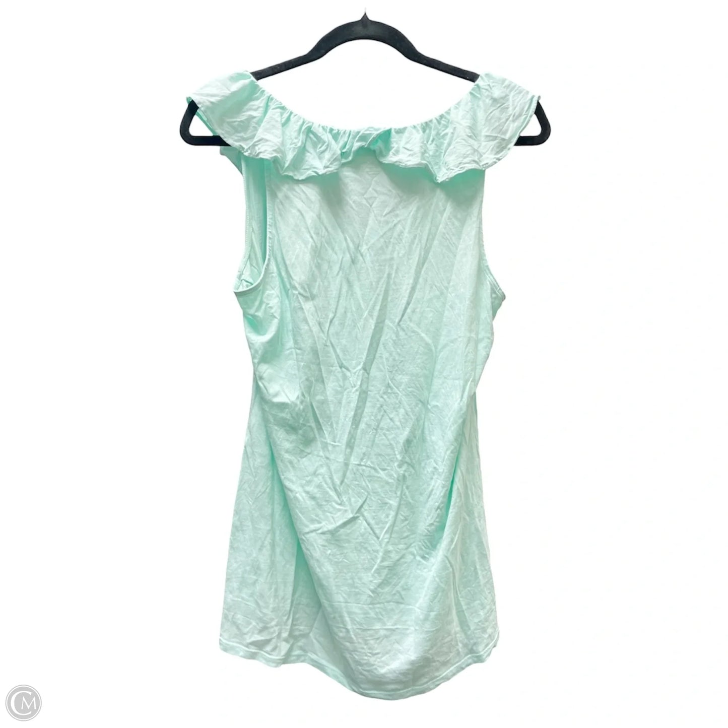 Top Sleeveless By Lilly Pulitzer In Teal, Size: L