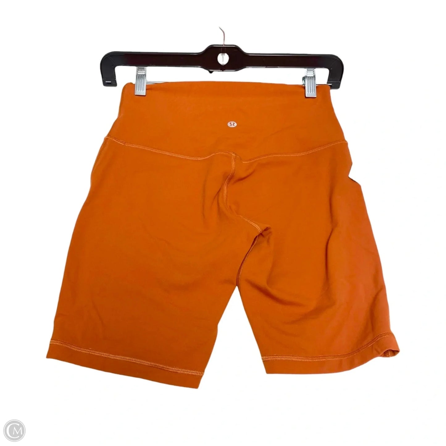 Athletic Shorts By Lululemon In Orange, Size: M