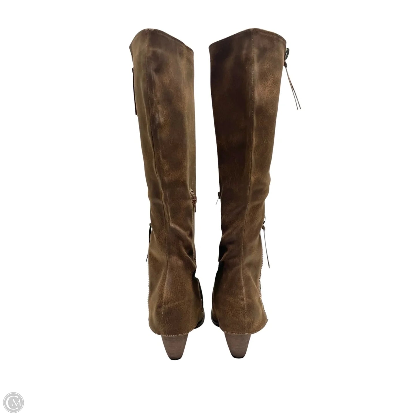 Boots Mid-calf Heels By Not Rated In Brown, Size: 8.5