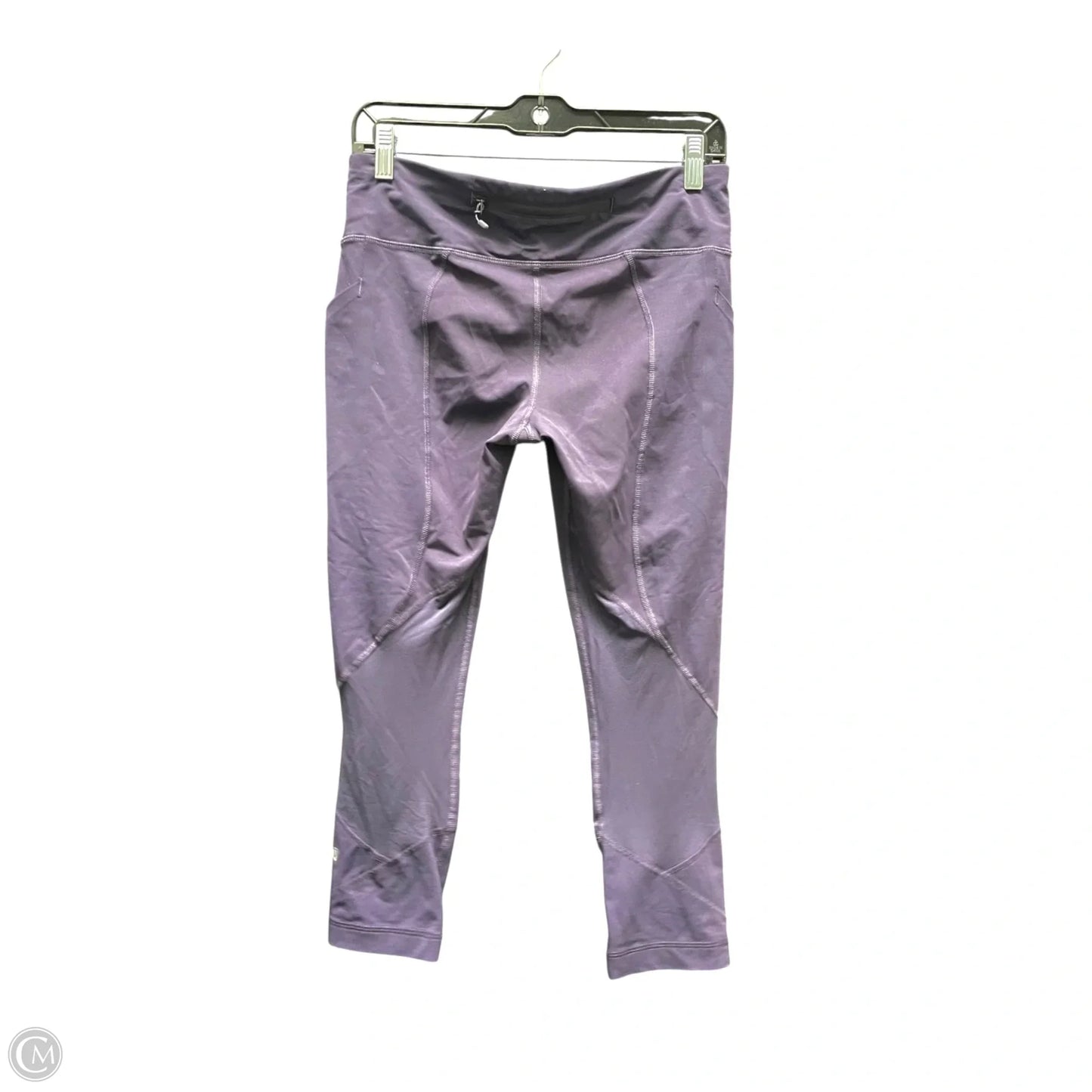 Athletic Capris By Lululemon In Purple, Size: 8
