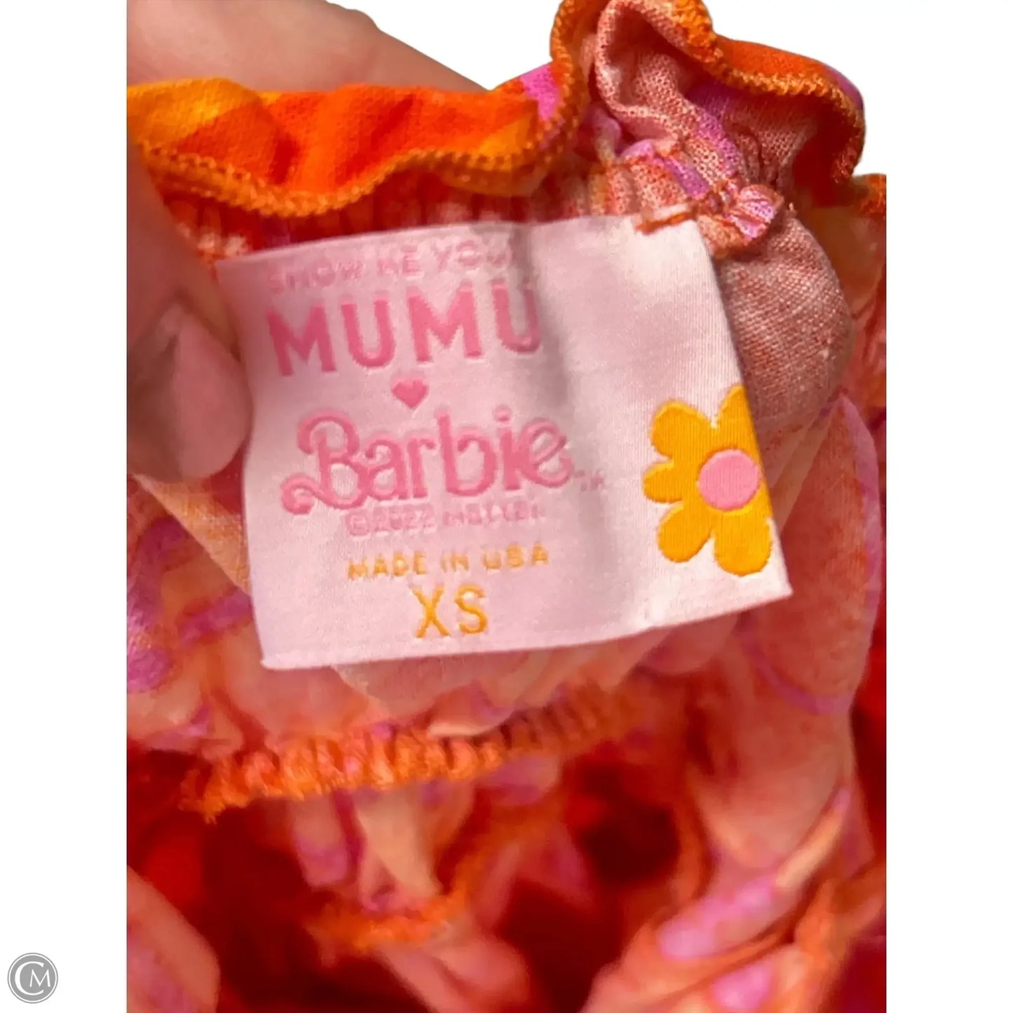 Dress Casual Short By Mumu In Orange & Pink, Size: Xs