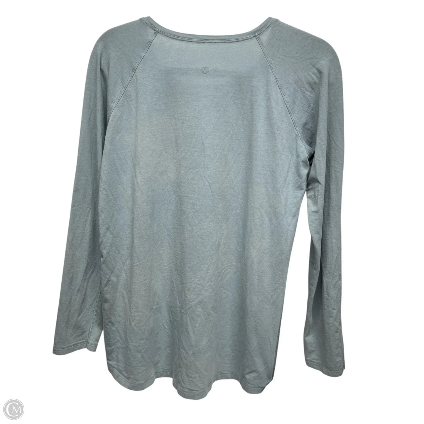 Athletic Top Long Sleeve Crewneck By Lululemon In Blue, Size: S