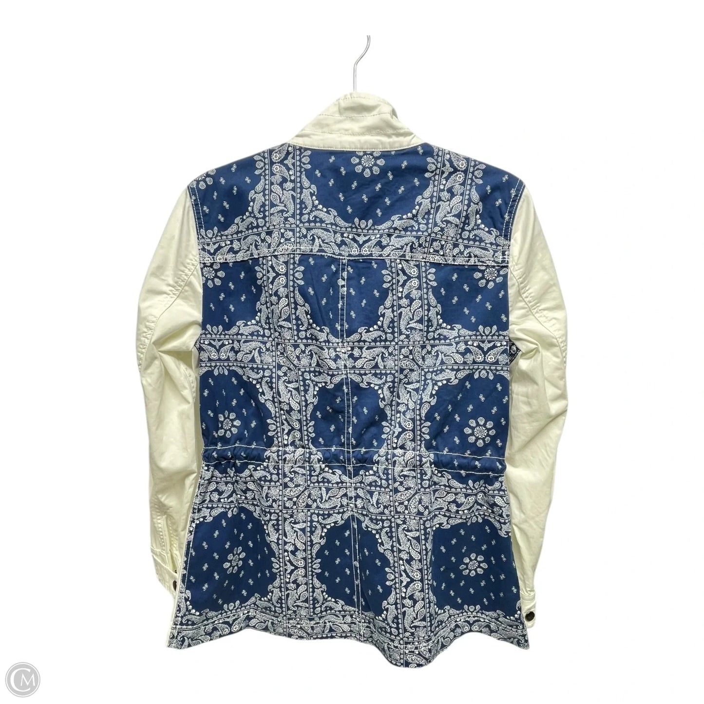 Jacket Other By Style And Company In Blue & White, Size: S