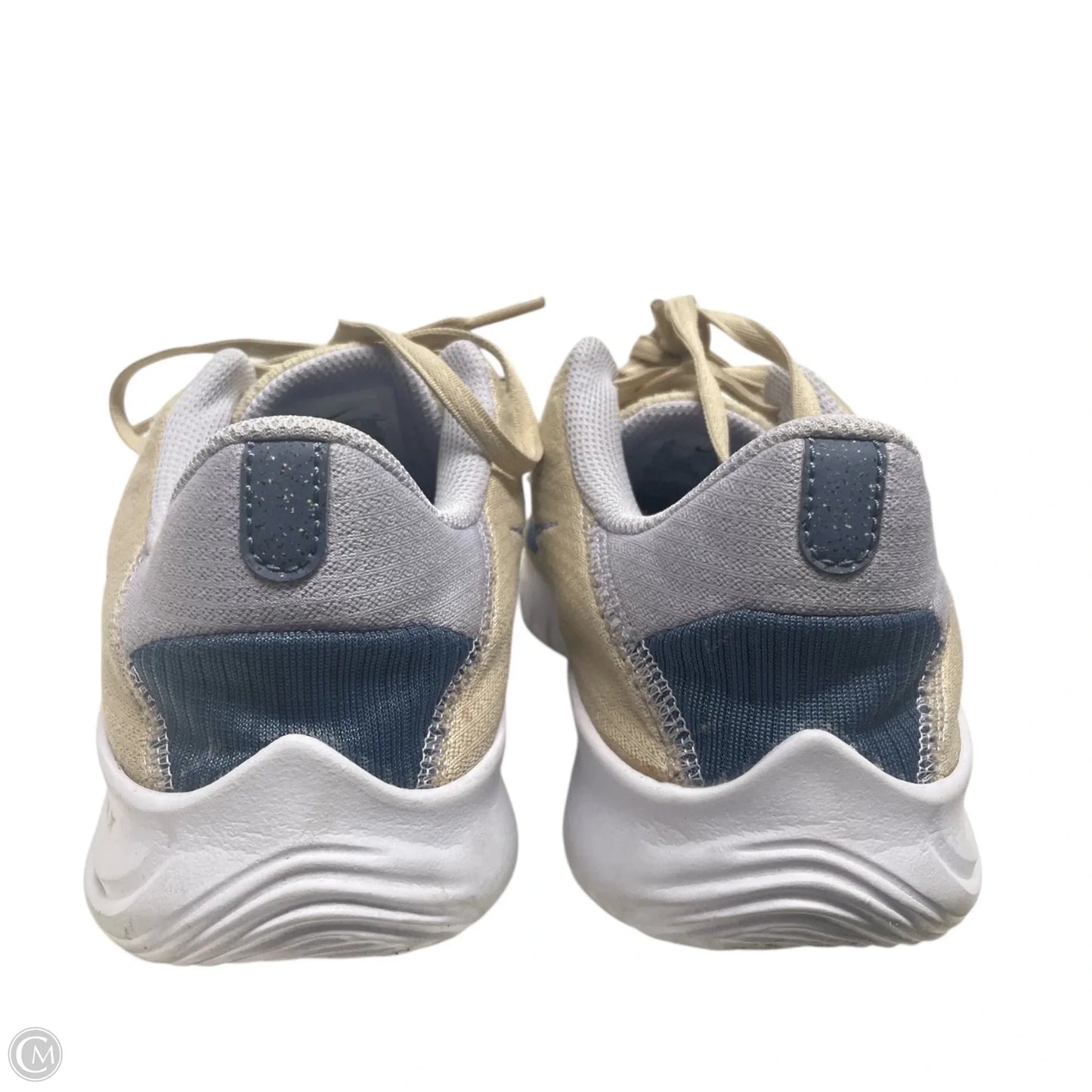 Shoes Athletic By Nike In Blue & Cream, Size: 8.5