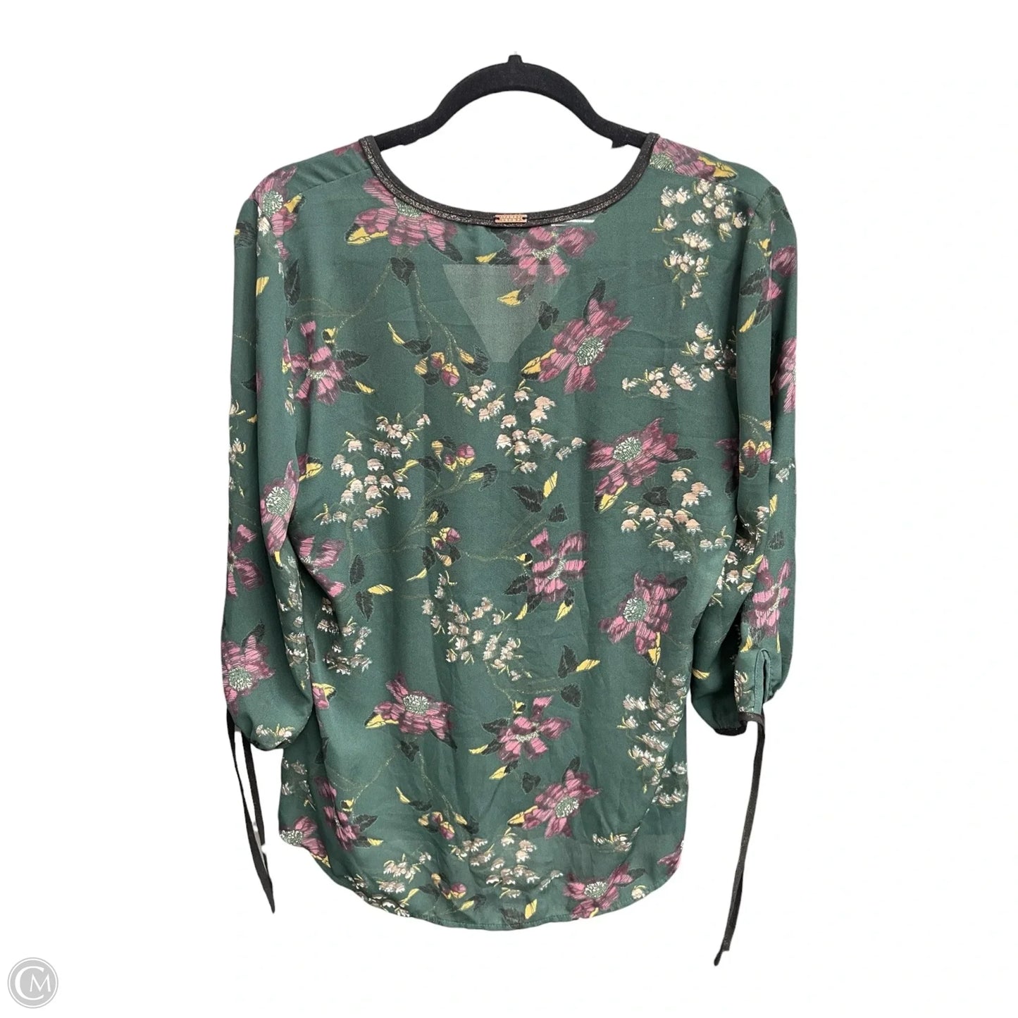 Blouse 3/4 Sleeve By Ivanka Trump In Floral Print, Size: Sp