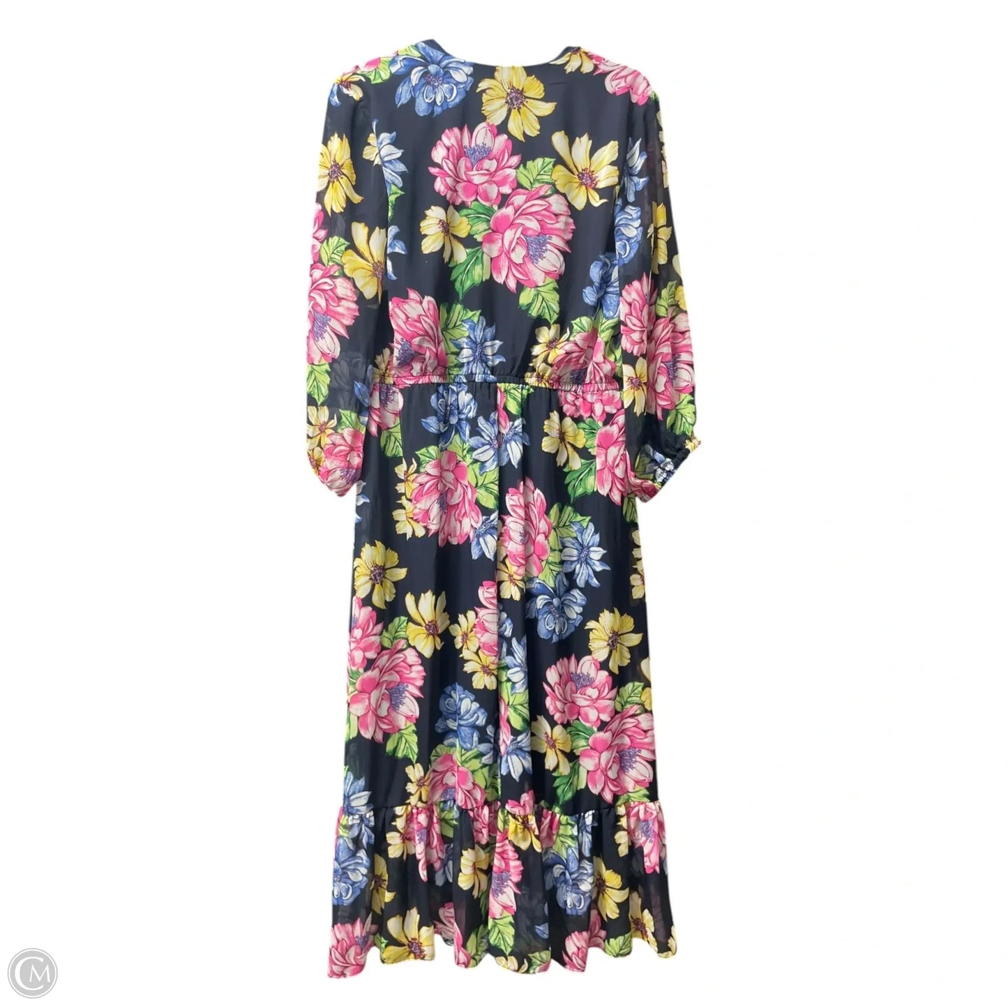 Dress Casual Maxi By Robbie Bee In Floral Print, Size: 12