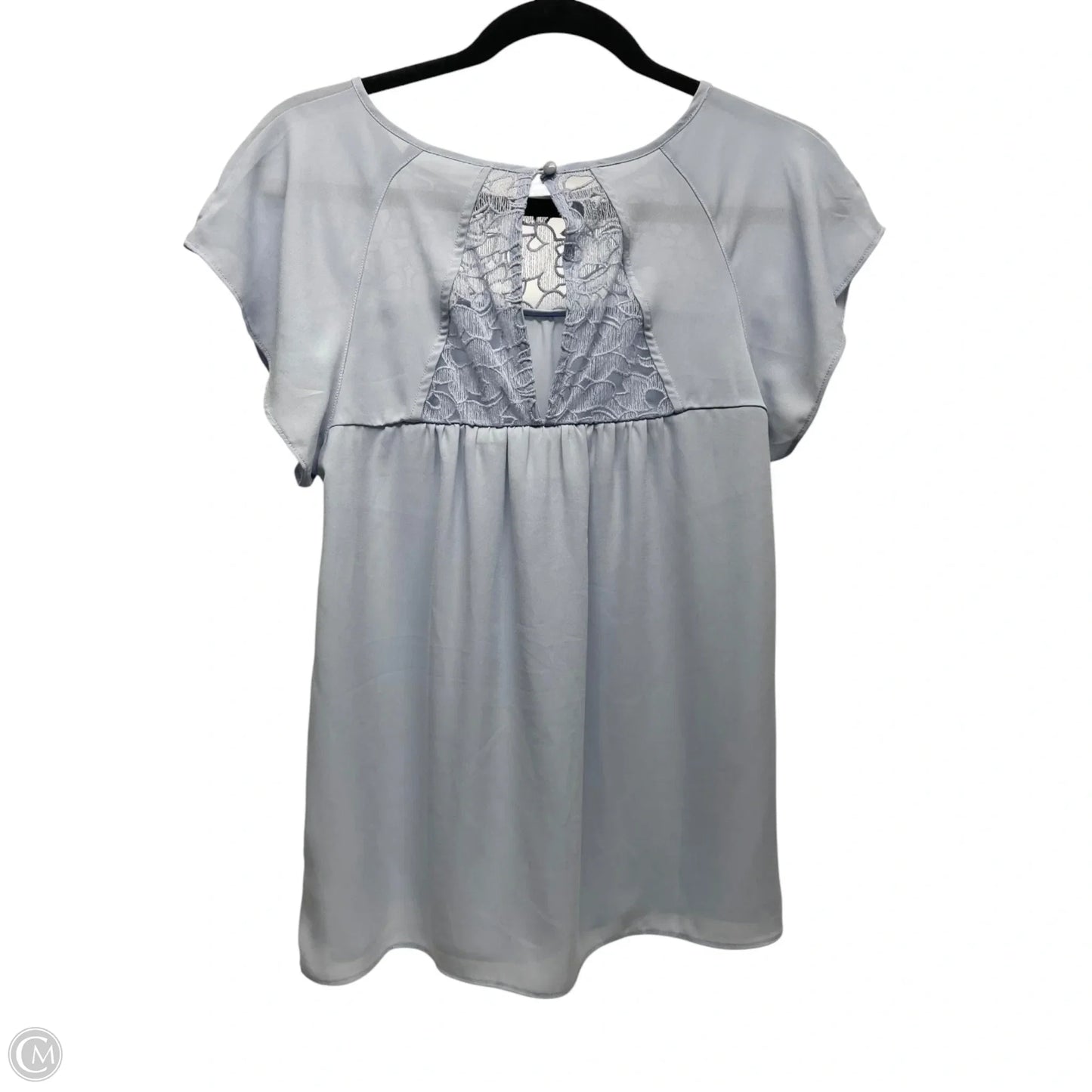 Blouse Short Sleeve By Maeve In Blue, Size: Xs