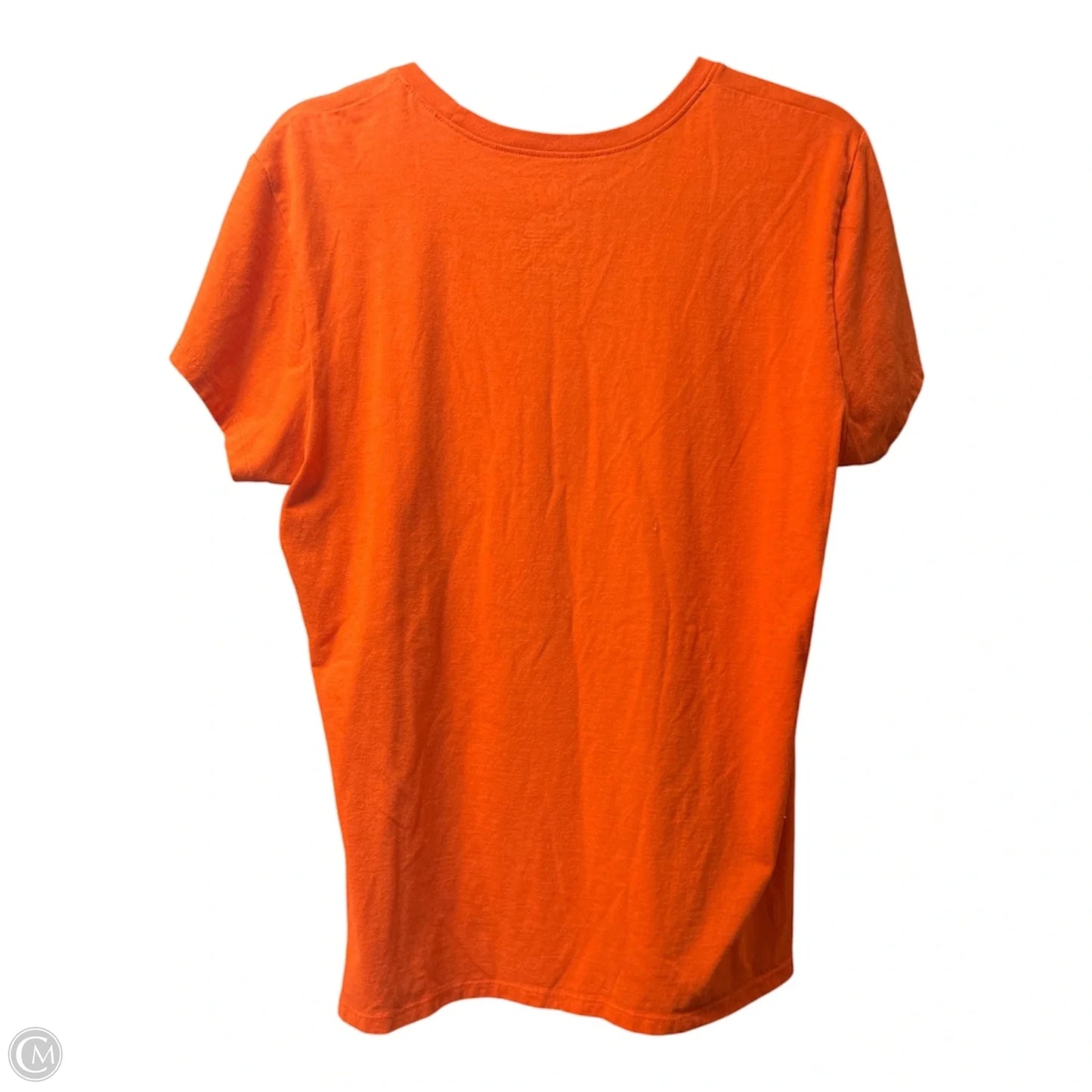Top Short Sleeve By Clothes Mentor In Orange, Size: Xl