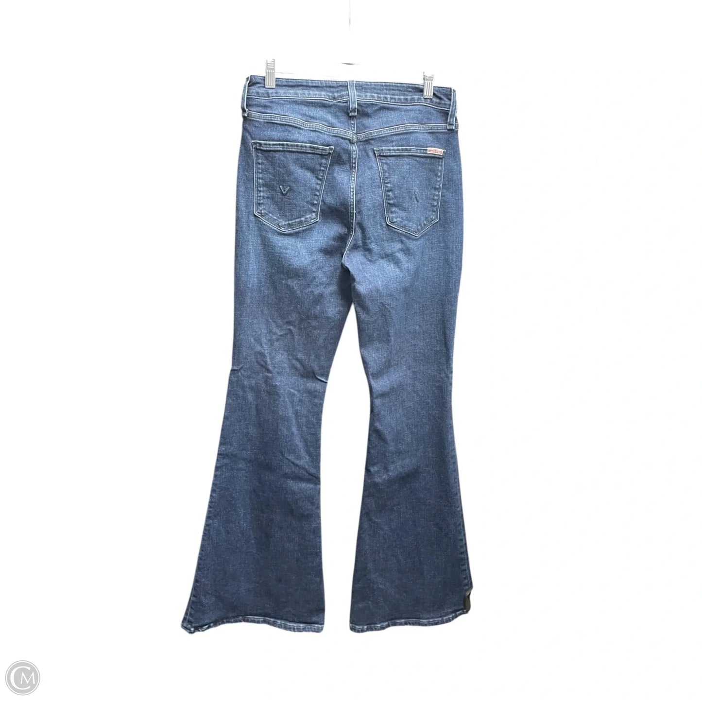 Jeans Flared By Hudson In Blue Denim, Size: 8