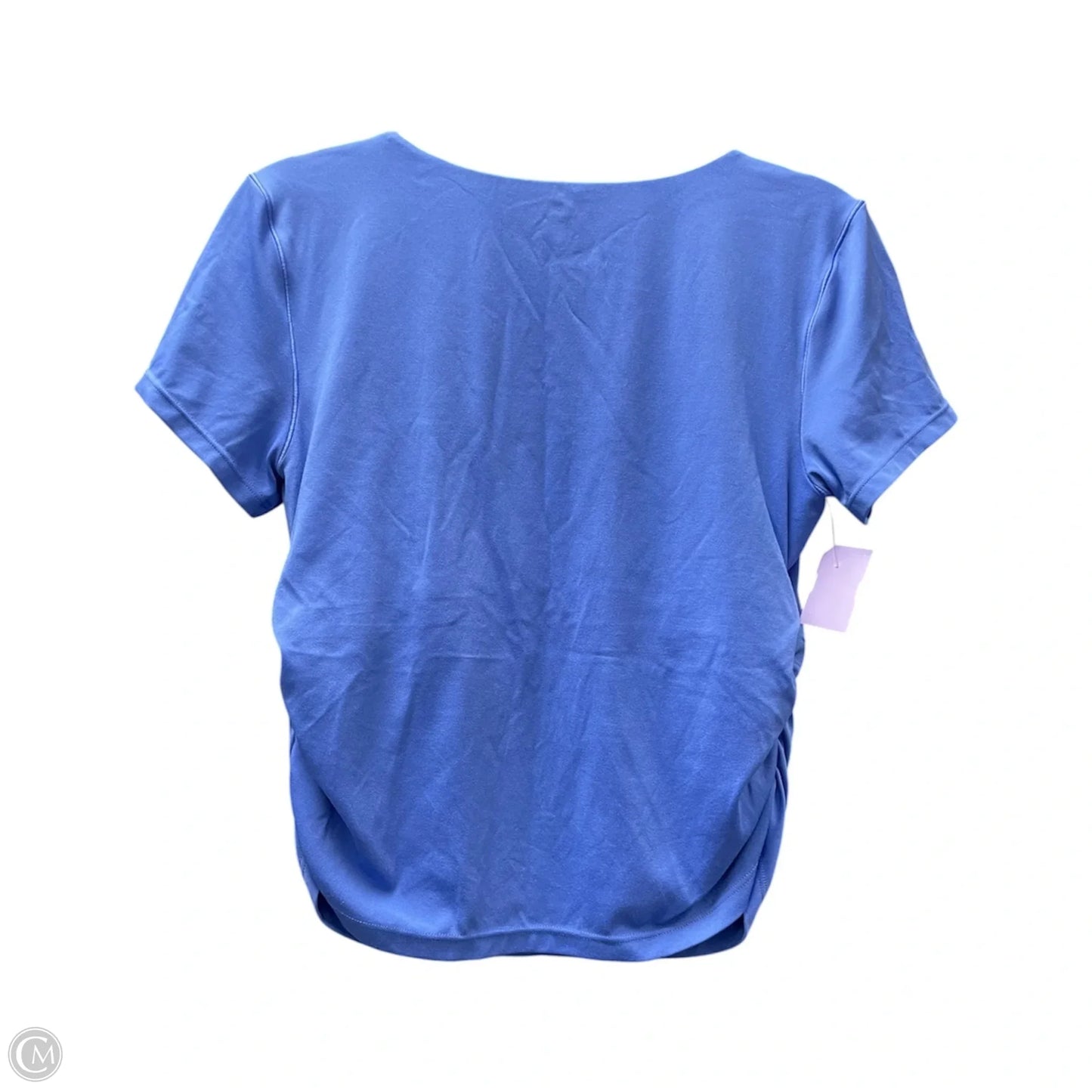 Athletic Top Short Sleeve By Offline In Blue, Size: Xl