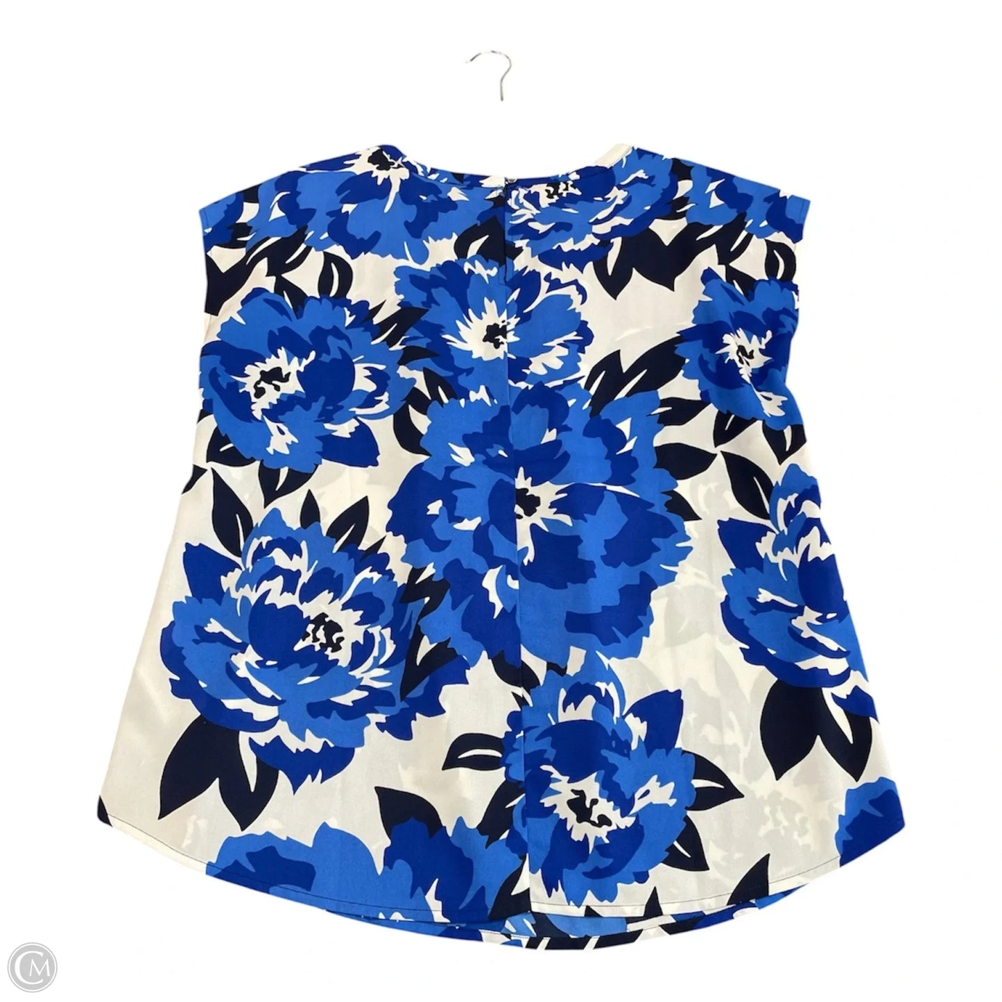Blouse Short Sleeve By Tommy Hilfiger In Floral Print, Size: Xl
