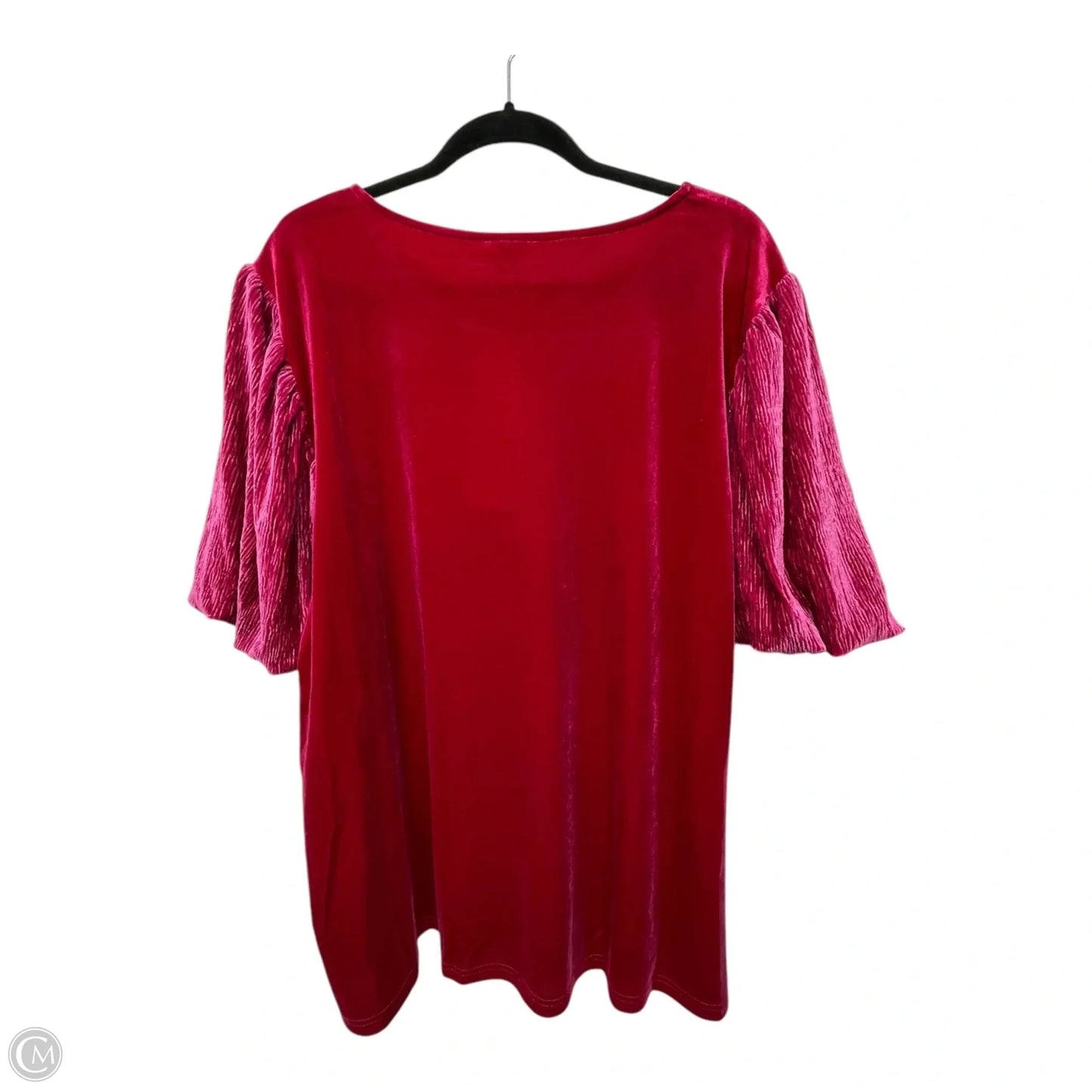 Top Short Sleeve By Jodifl In Pink, Size: 2x