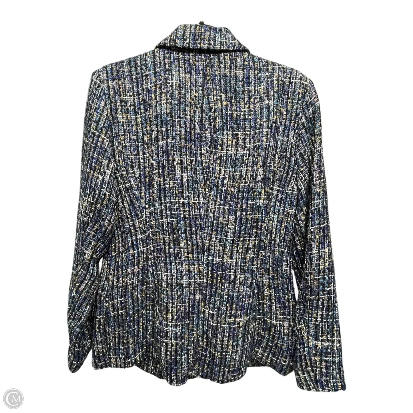 Blazer By Charter Club In Blue & White, Size: 12