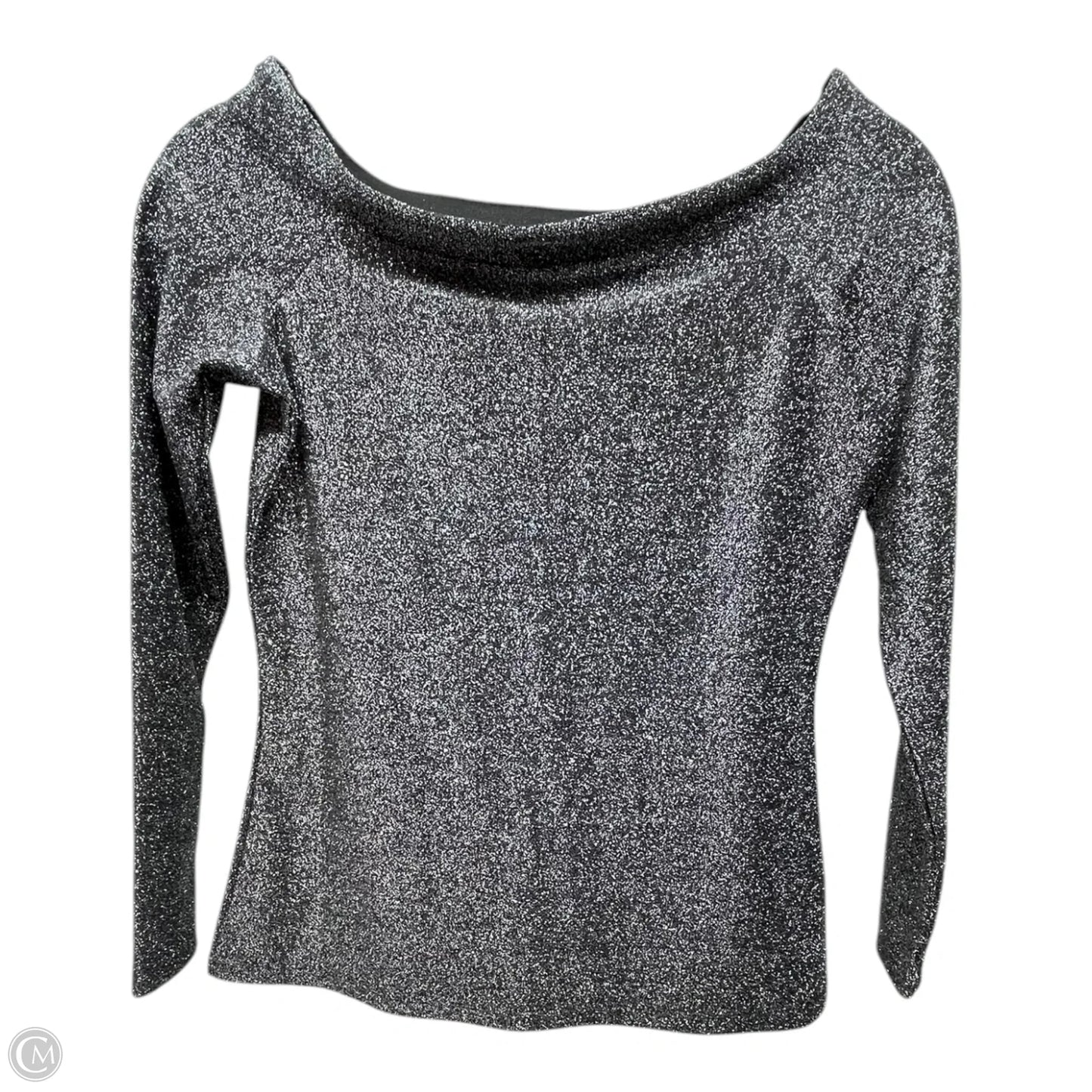 Top Long Sleeve By Ann Taylor In Silver, Size: Sp