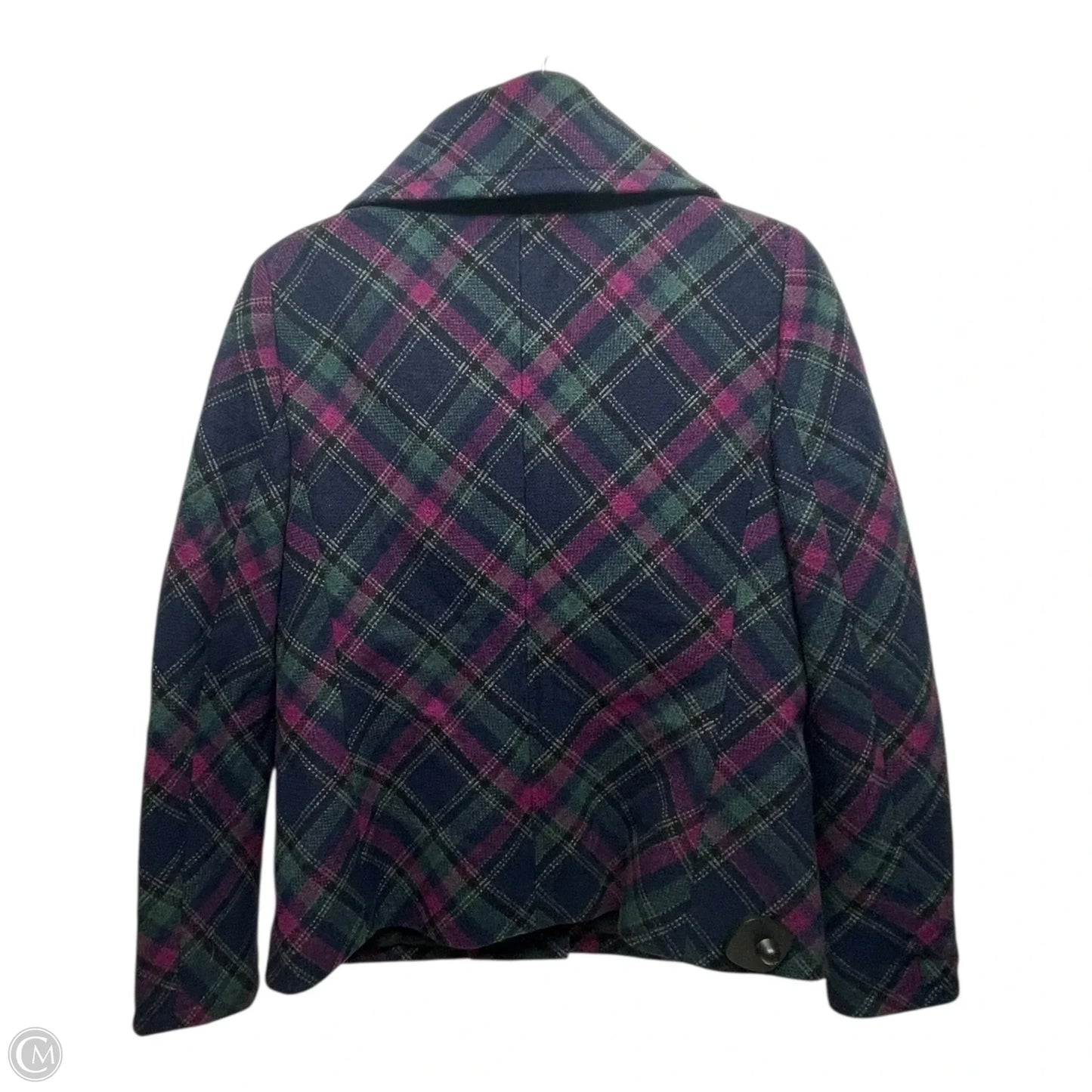 Jacket Other By Talbots In Plaid Pattern, Size: 6