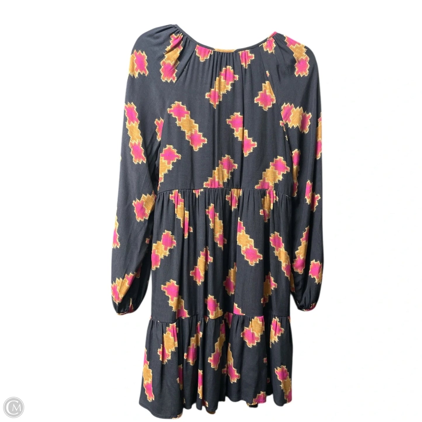 Dress Casual Short By Anthropologie In Blue & Orange, Size: Sp