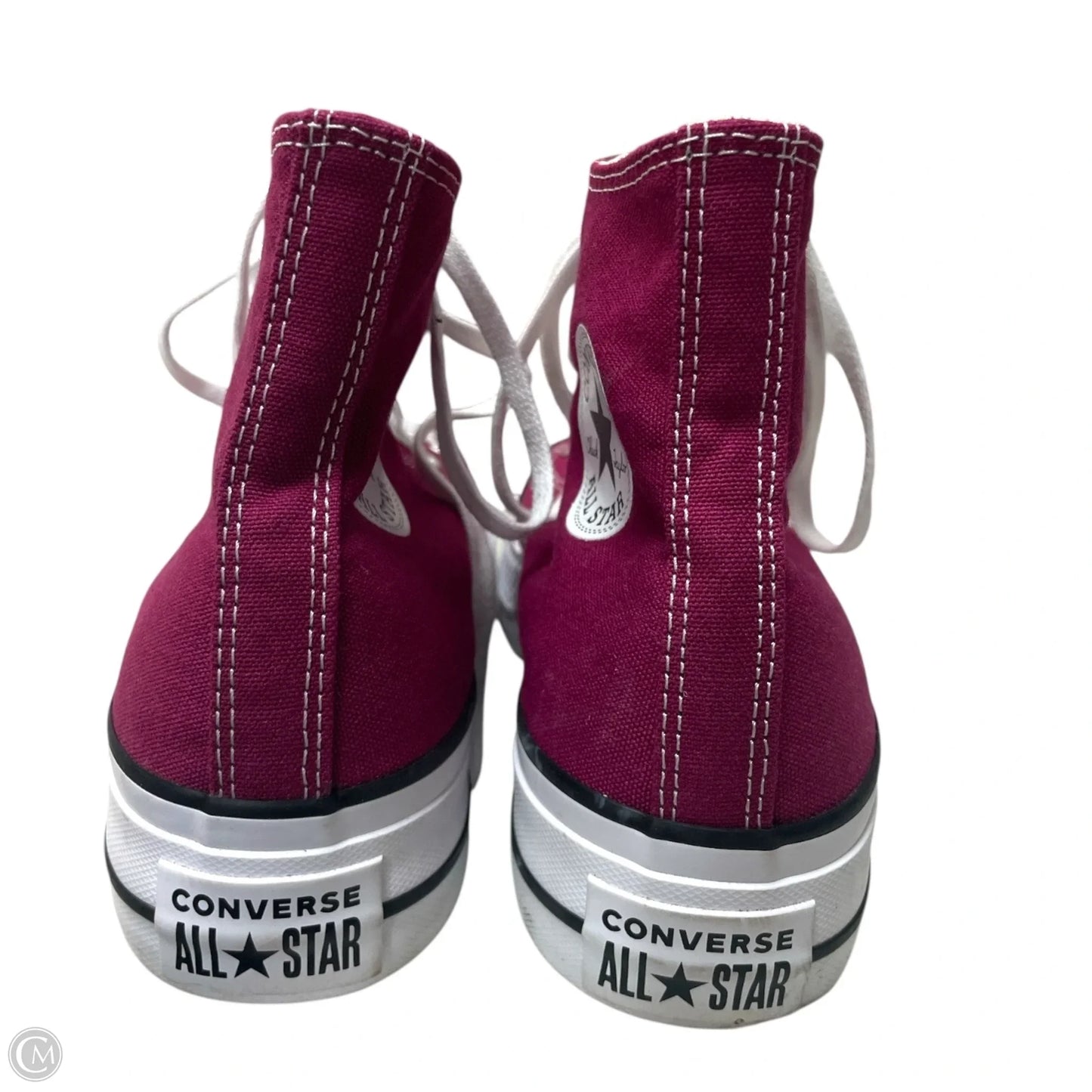 Shoes Sneakers By Converse In Red & White, Size: 8.5