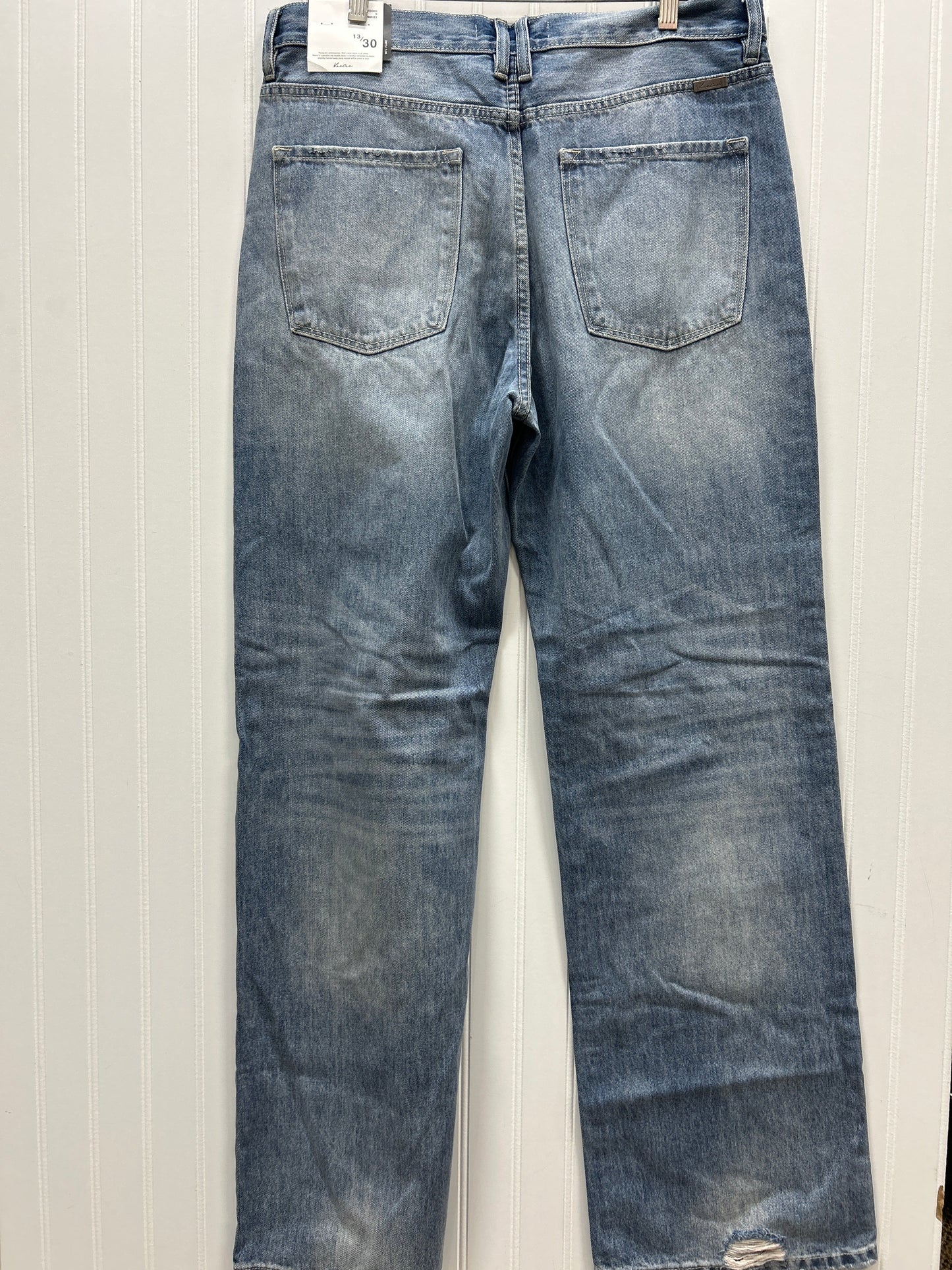 Jeans Wide Leg By Kancan In Blue Denim, Size:10 NWT