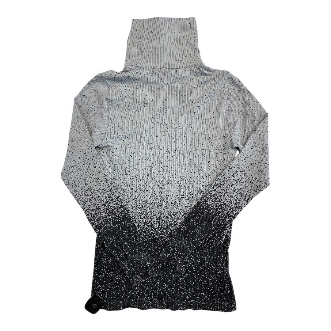 Athletic Top Ls Collar By Lululemon In Grey, Size:L