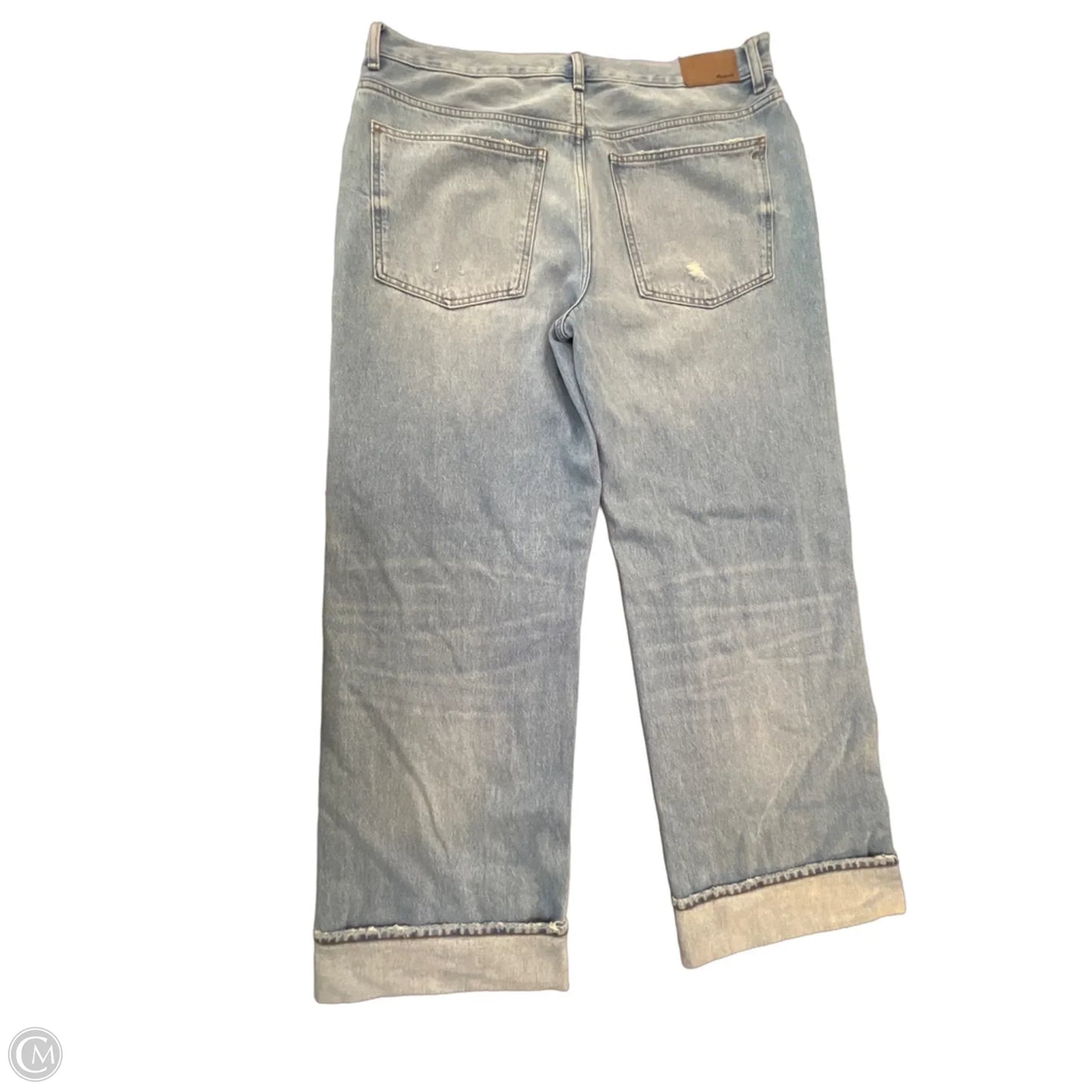 Jeans Wide Leg By Madewell In Blue Denim, Size: 12