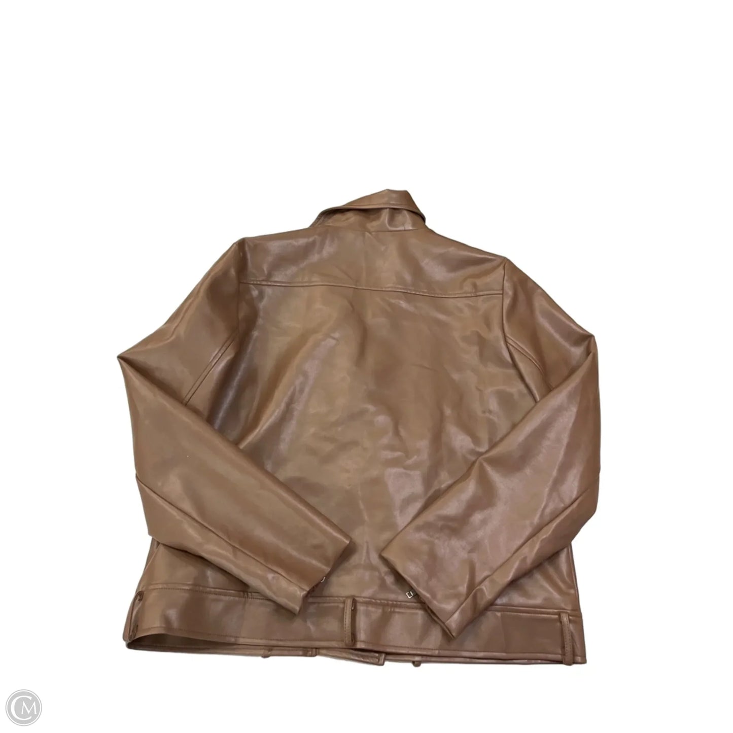 Jacket Moto By Lulus In Brown, Size: L