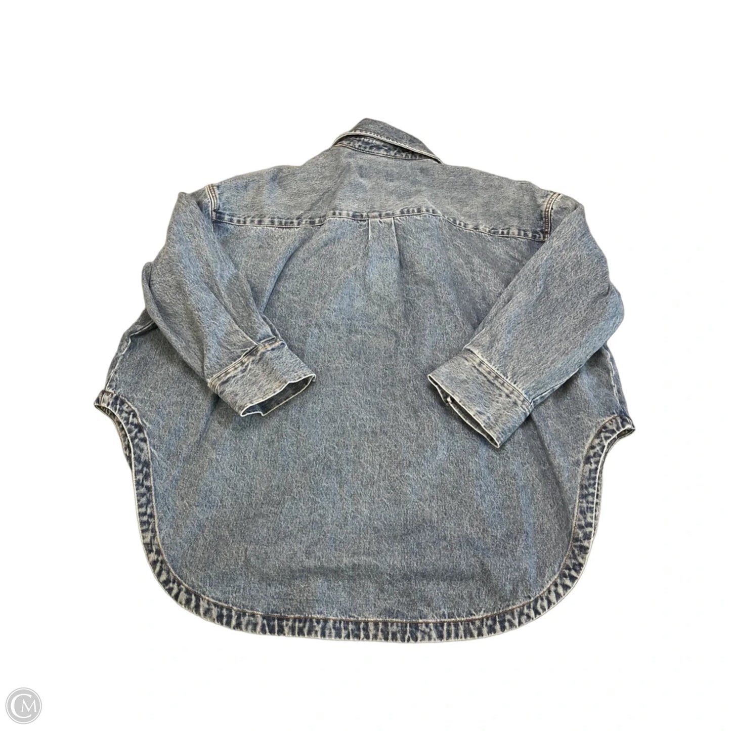 Jacket Denim By Clothes Mentor In Blue Denim, Size: 2x