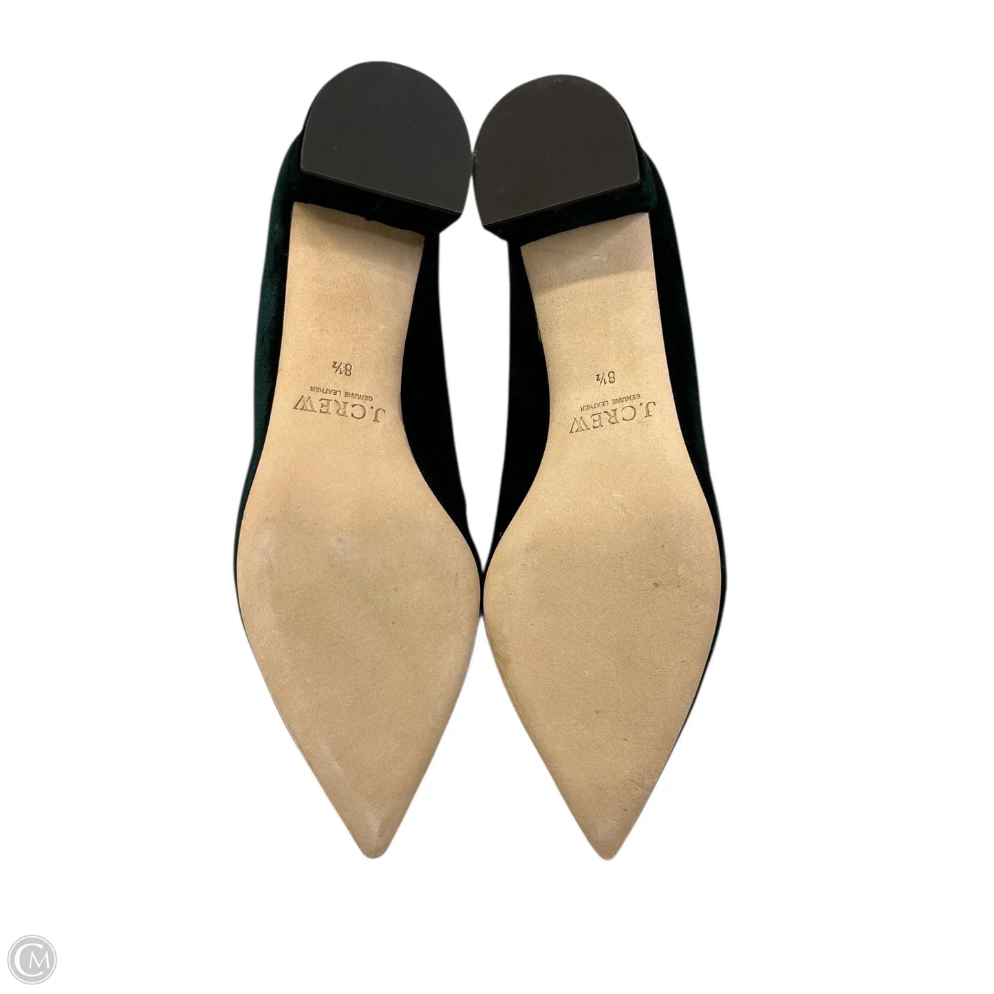 Shoes Heels Block By J. Crew In Green, Size: 8.5