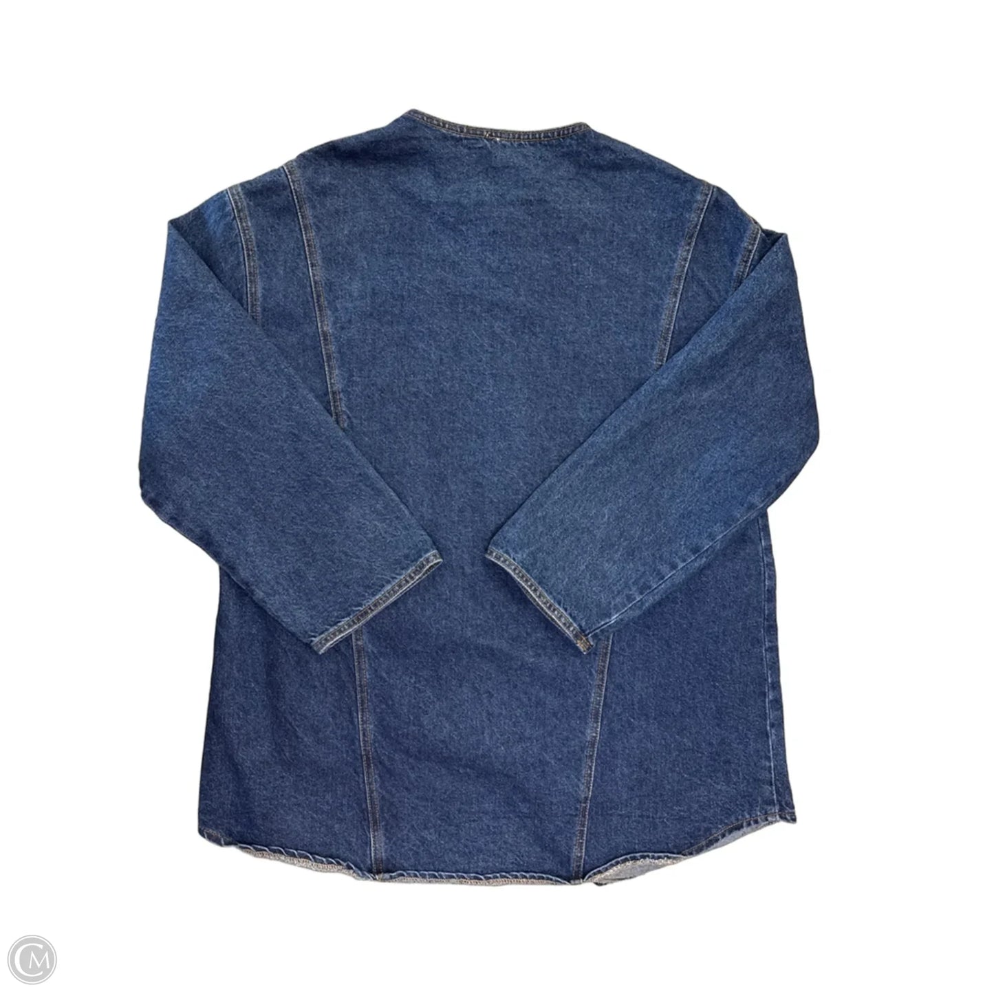 Jacket Denim By Cmc In Blue Denim, Size: L