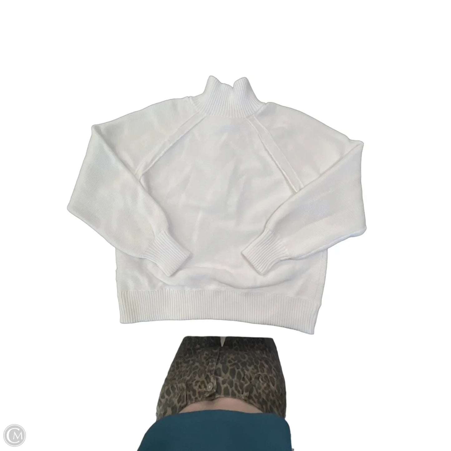 Sweatshirt Collar By Aerie In White, Size: M
