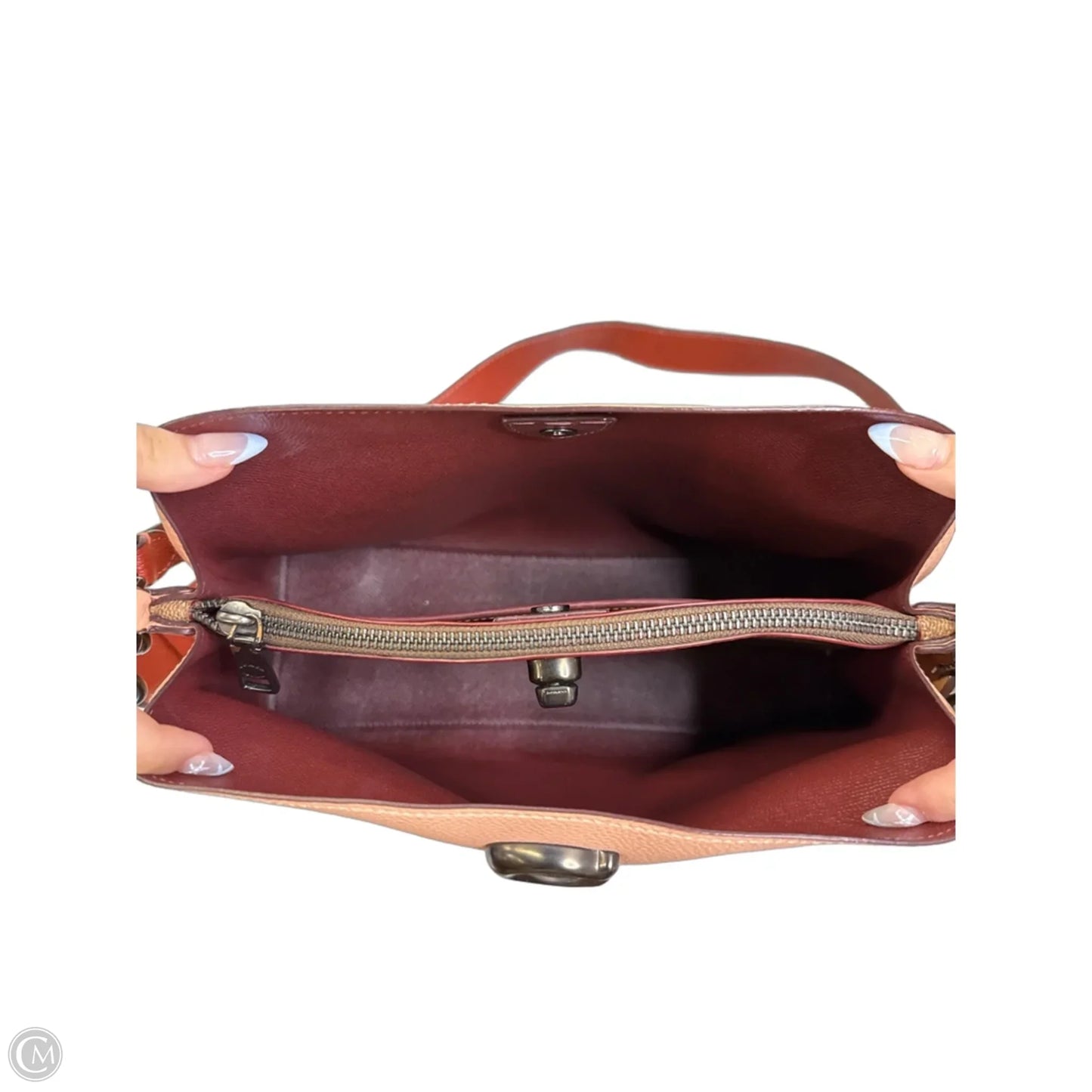 Crossbody Designer By Coach, Size: Medium