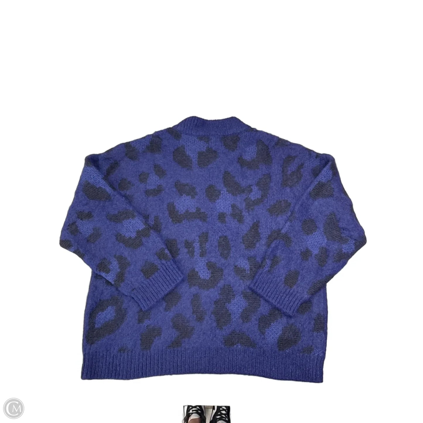 Sweater Designer By Kate Spade In Blue, Size: Xl