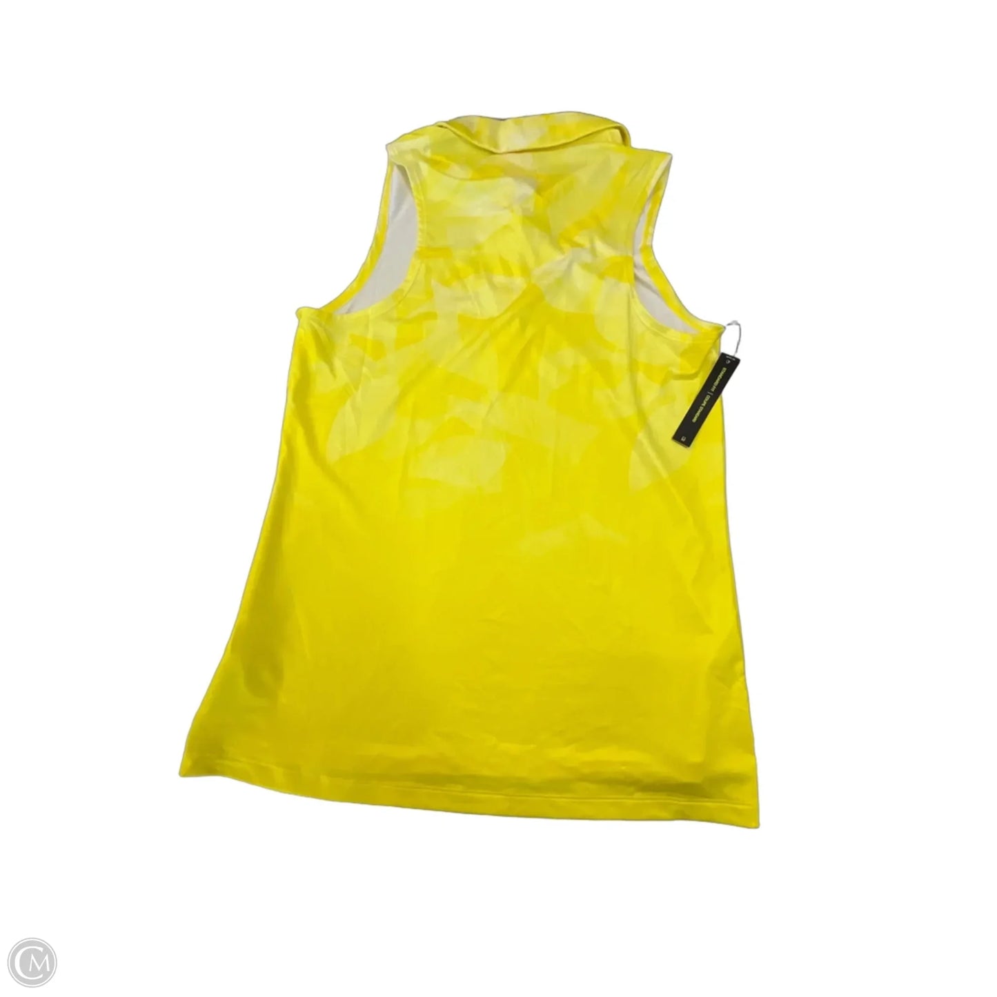 Athletic Tank Top By Nike Apparel In Yellow, Size: S