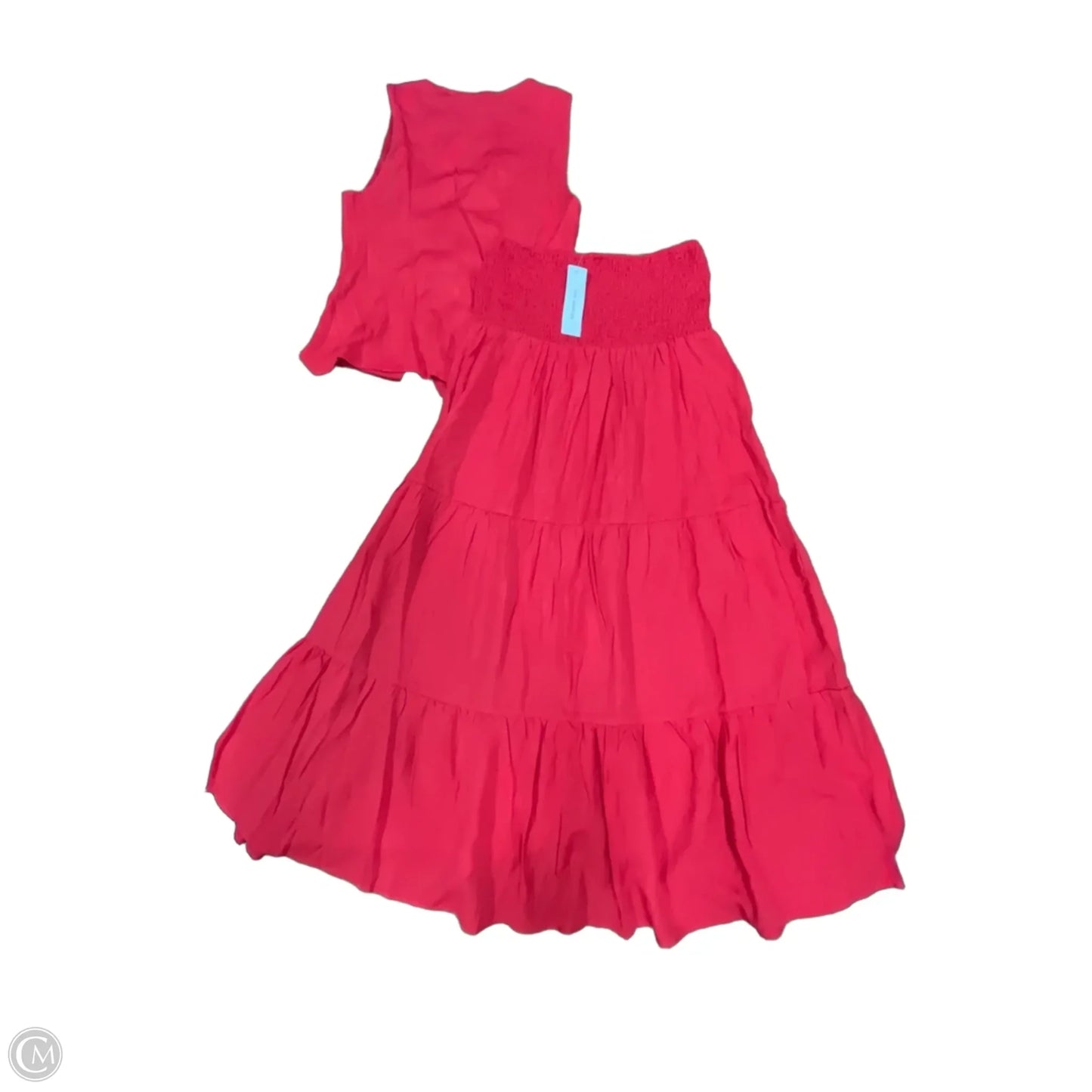 Skirt Set 2pc By Timing In Red, Size: M