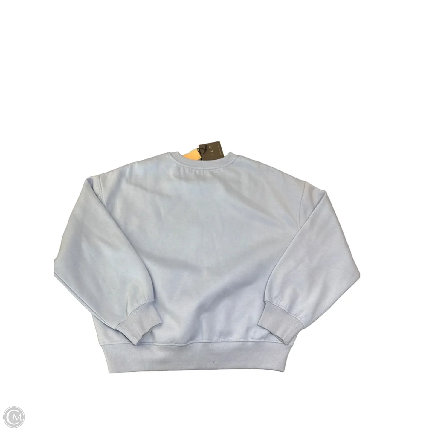 Sweatshirt Crewneck By Le Lis In Blue, Size: S