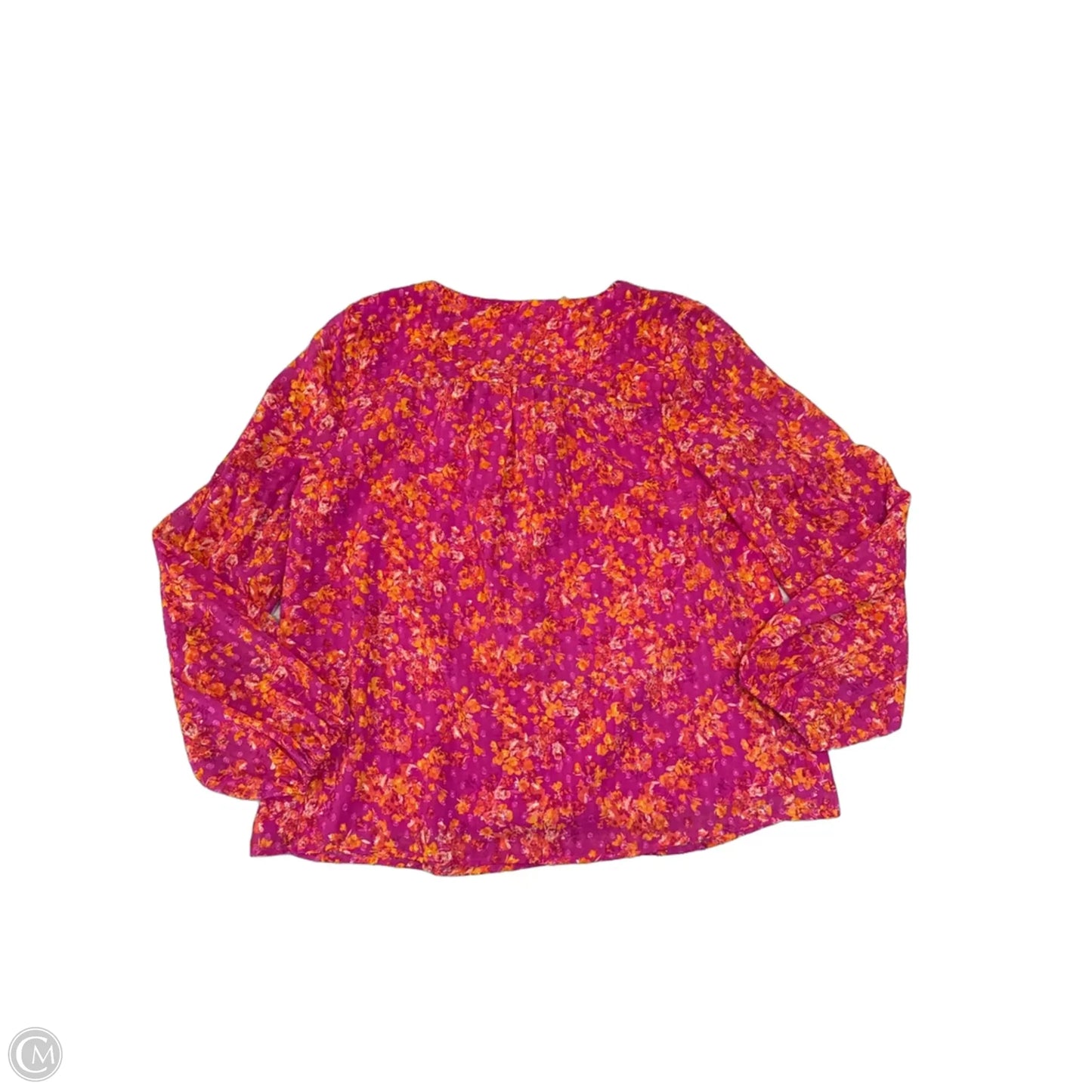 Blouse 3/4 Sleeve By Skies Are Blue In Pink, Size: Xs
