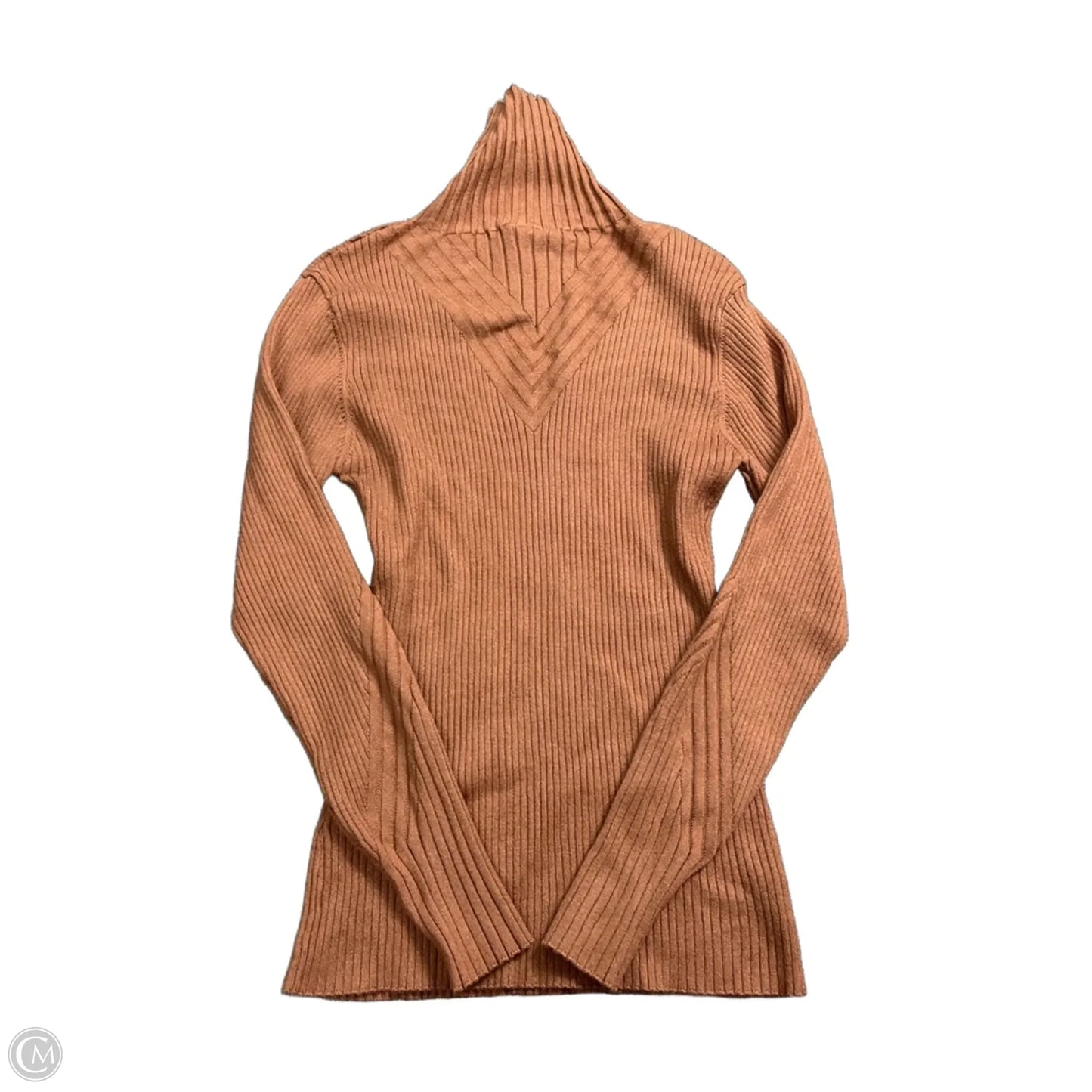 Top Long Sleeve By Varley In Brown, Size: M