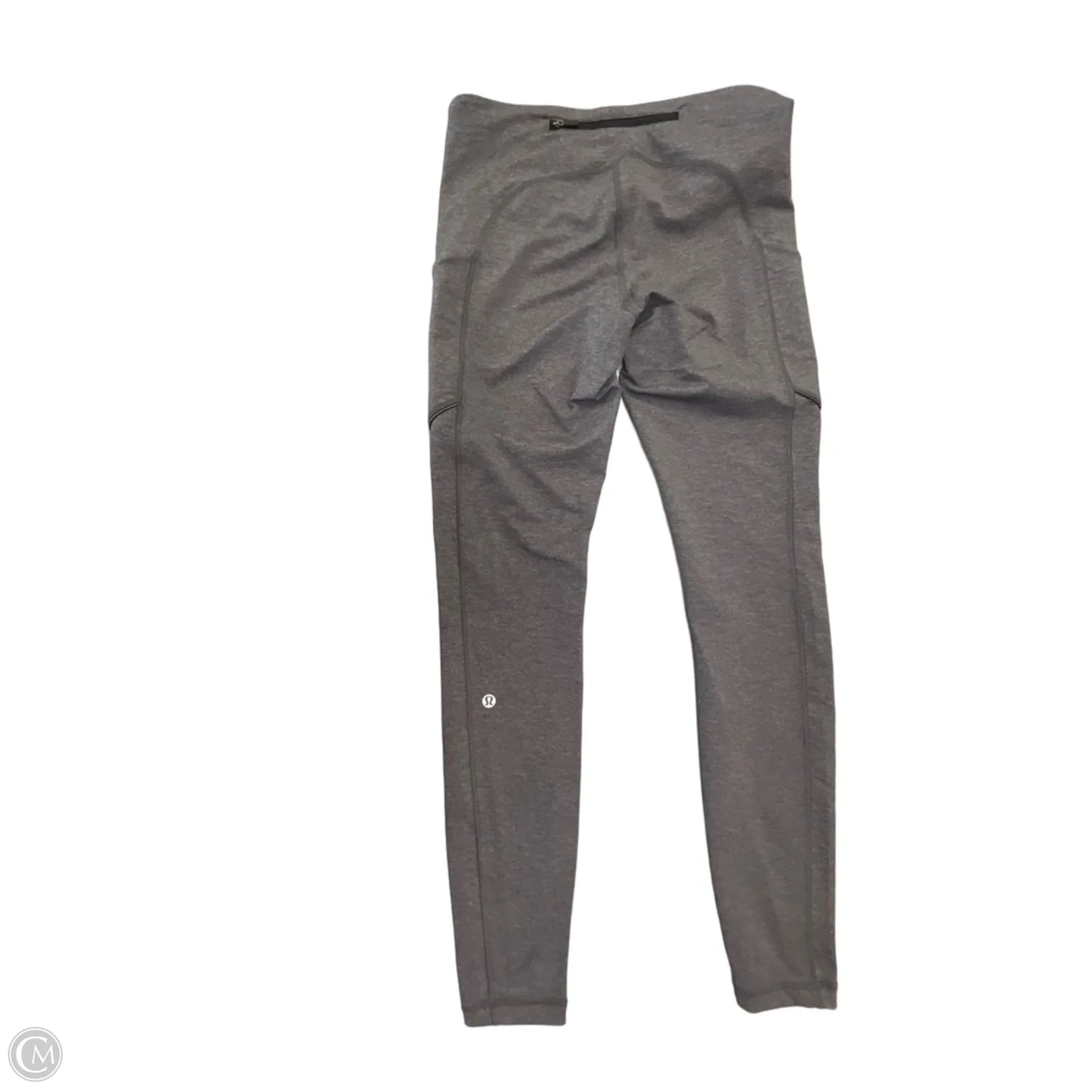 Athletic Leggings By Lululemon In Grey, Size: M