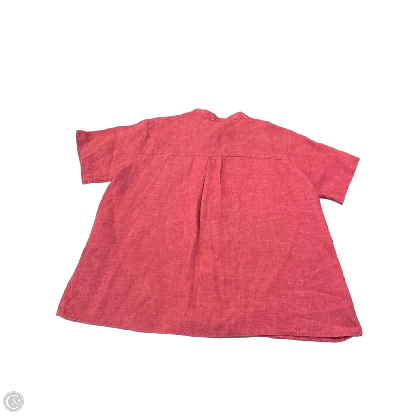 Top Short Sleeve By Eileen Fisher In Red, Size: M