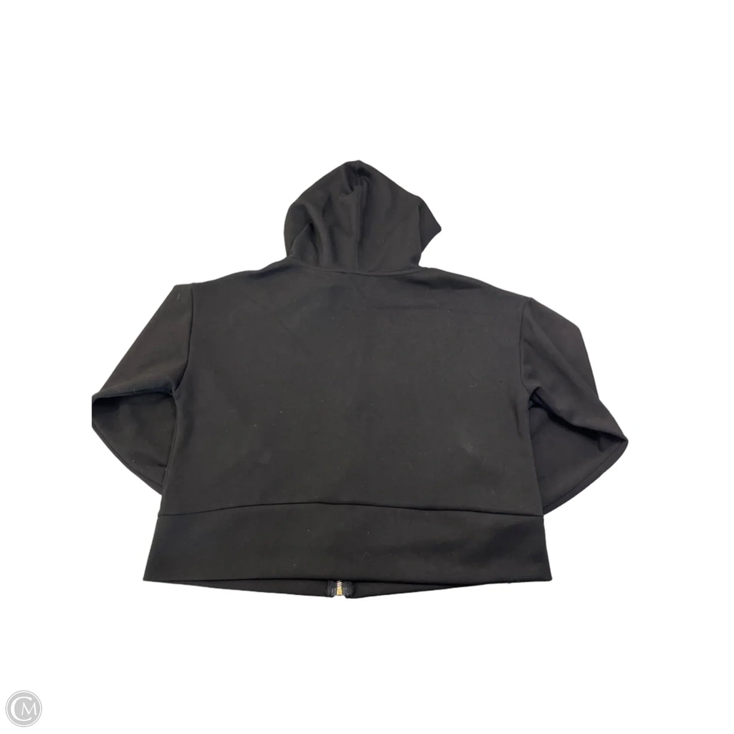 Sweatshirt Hoodie By Industry In Black & Gold, Size: L