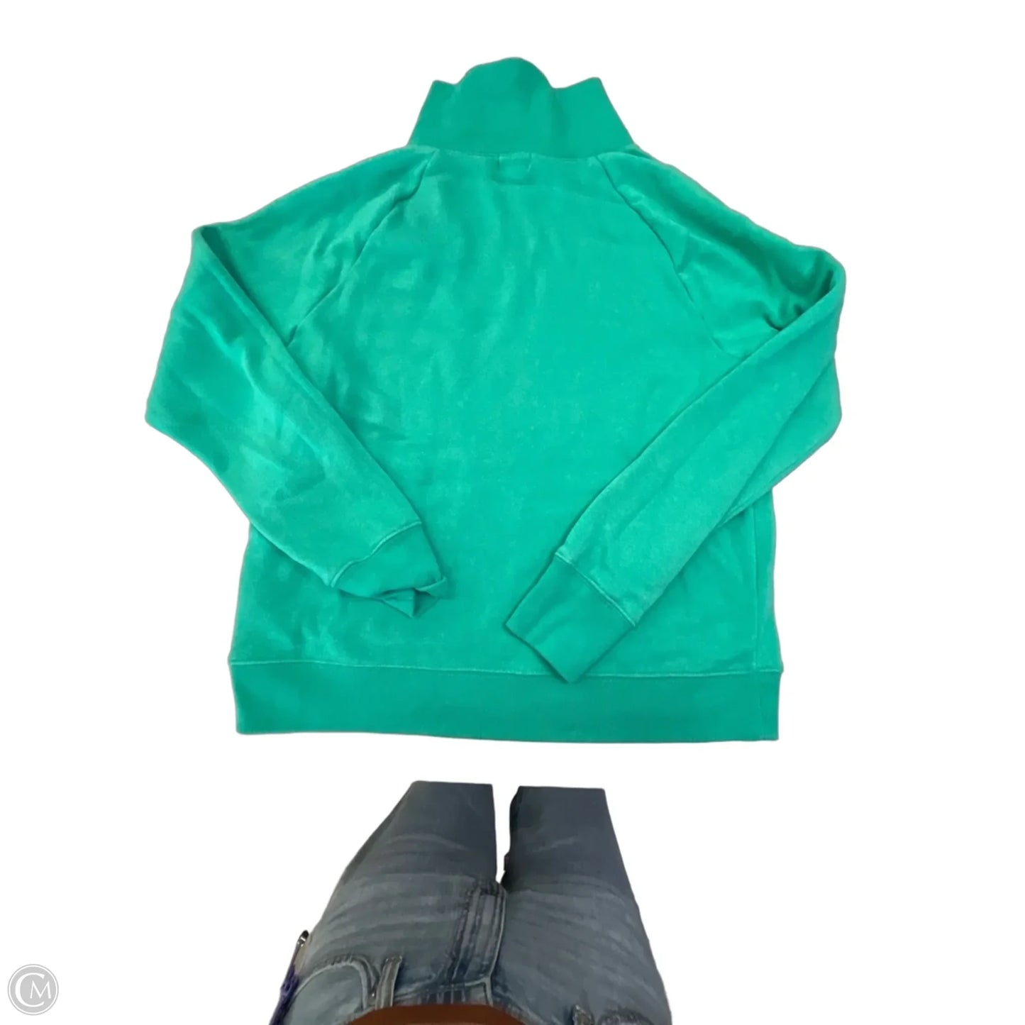 Sweatshirt Crewneck By J. Crew In Green, Size: S
