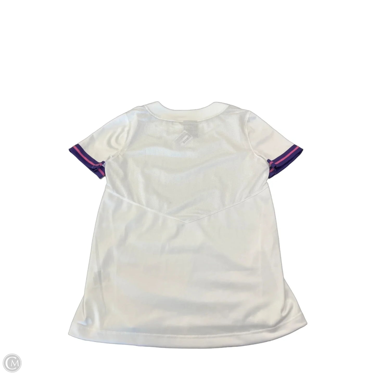 Athletic Top Short Sleeve By Nike Apparel In White, Size: S