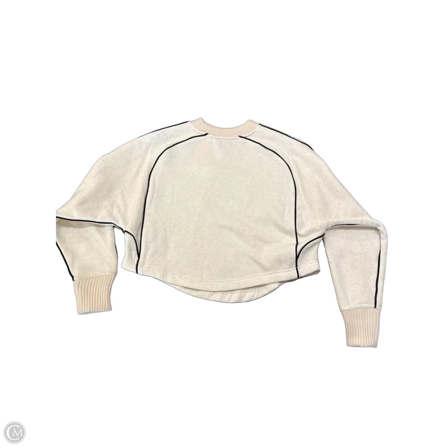 Sweatshirt Crewneck By Maeve In Cream, Size: Xxs